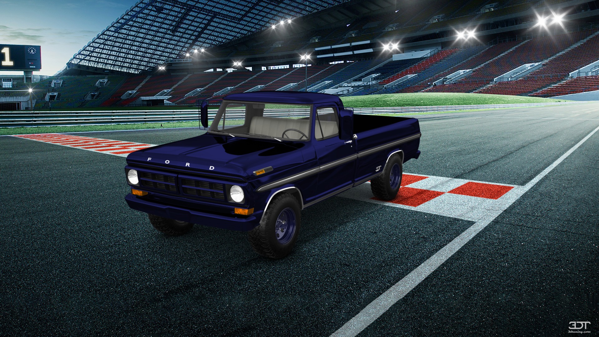 Ford F-250 2 Door pickup truck 1971 tuning