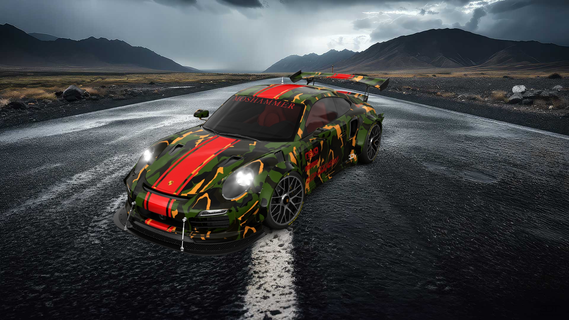 Porsche 911 Turbo S 2 Door Coupe 2014 tuning