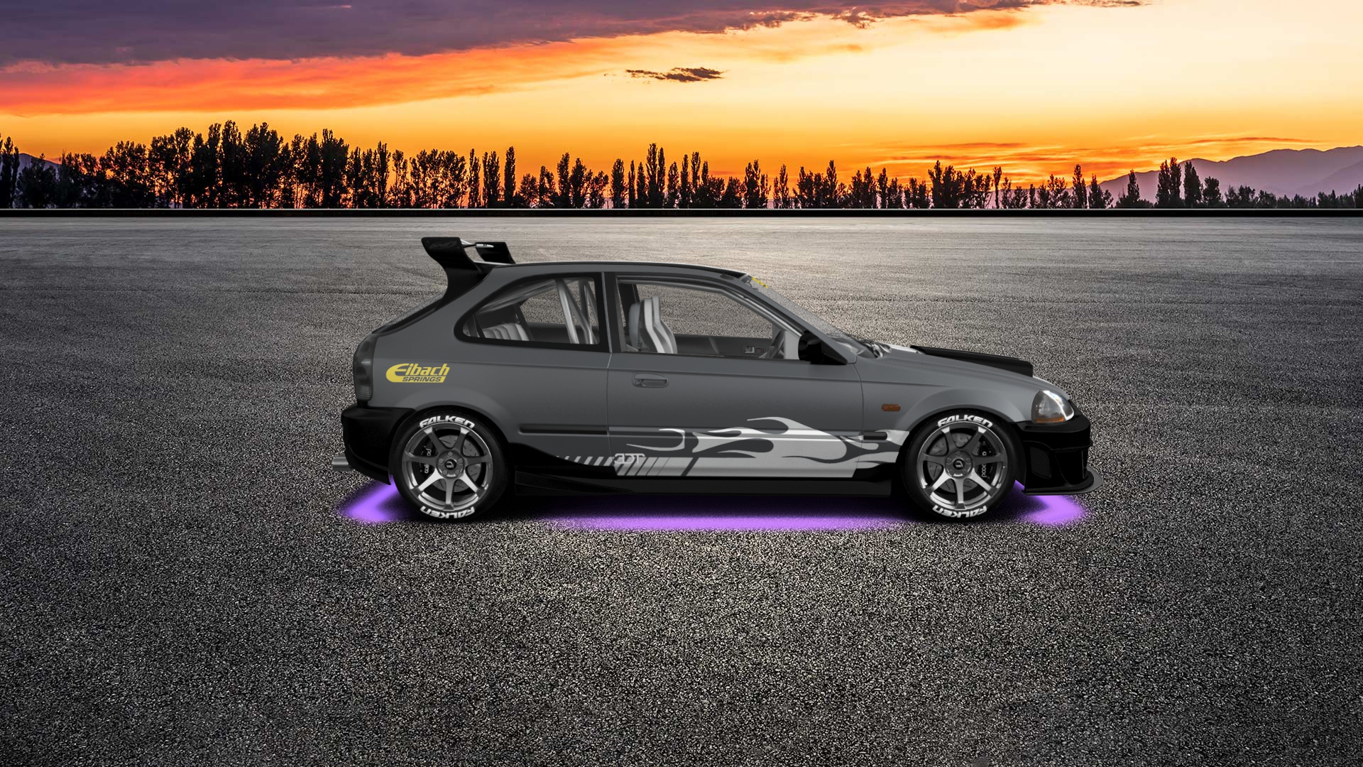 Honda Civic 3 Door Hatchback 1997 Imagens