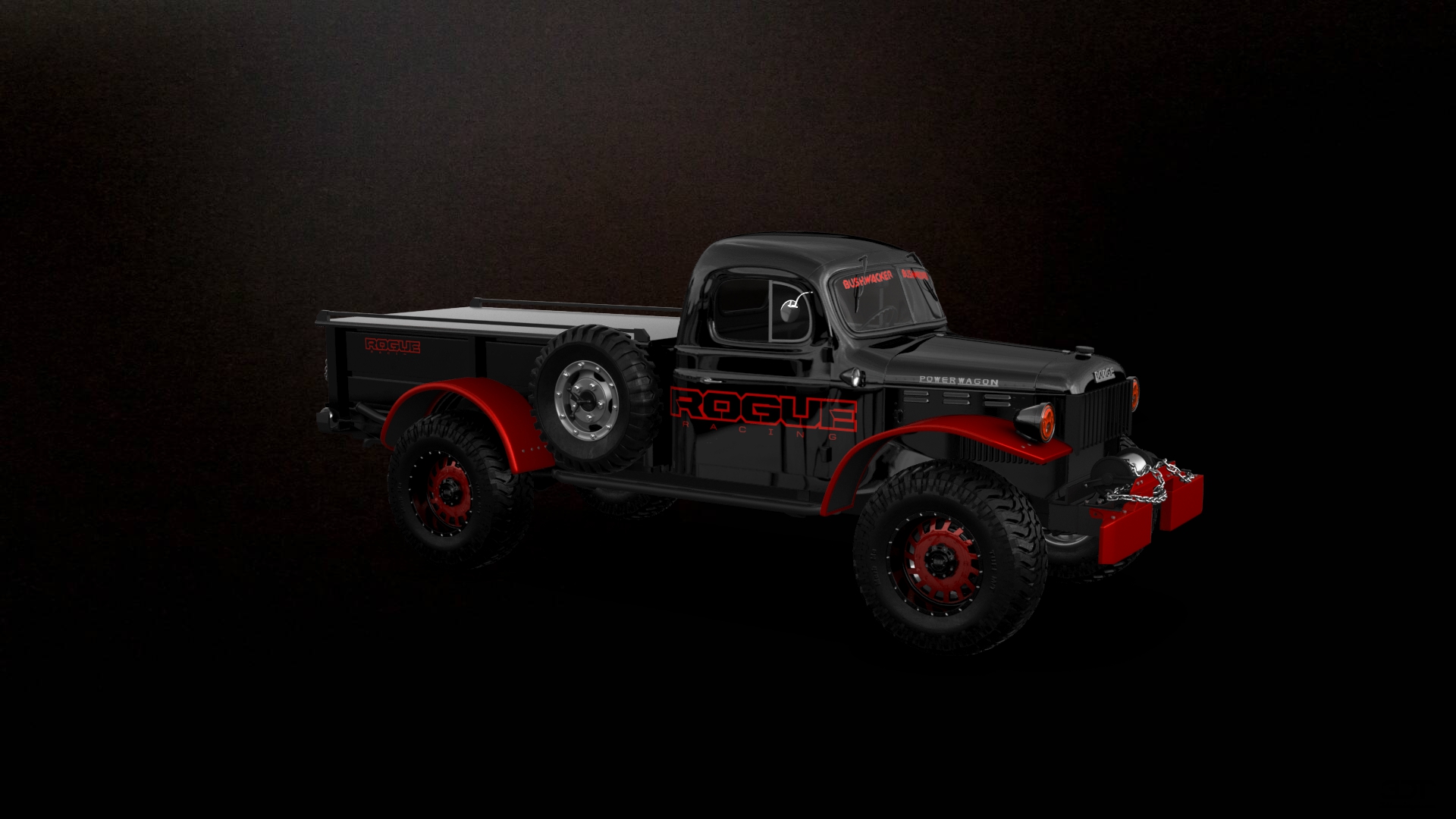 Dodge Power Wagon 2 Door pickup truck 1947 tuning