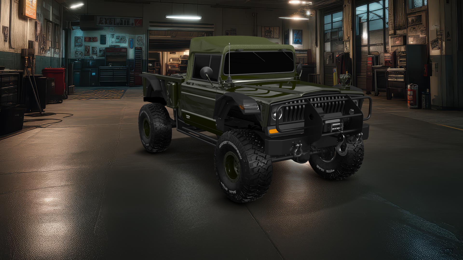 Jeep Kaiser M715 2 Door pickup truck 1968 tuning