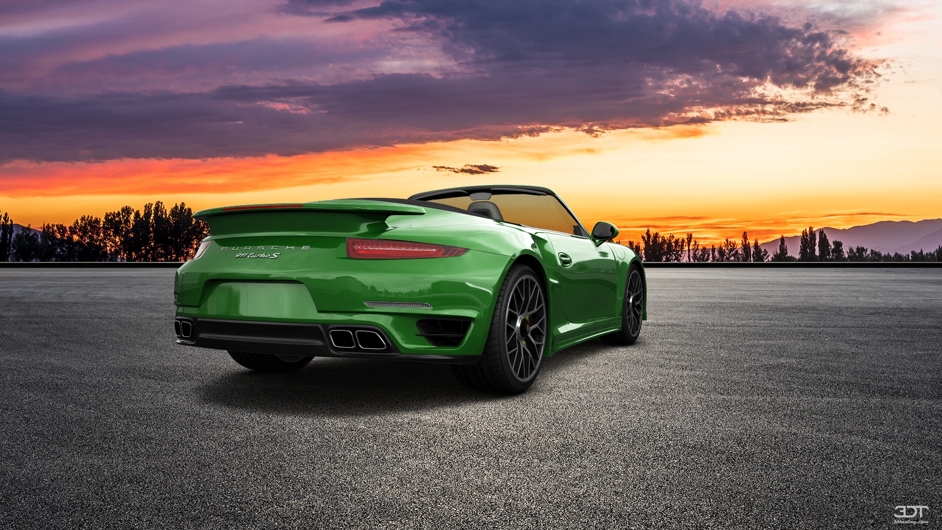 Porsche 911 Turbo S 2 Door Convertible 2014