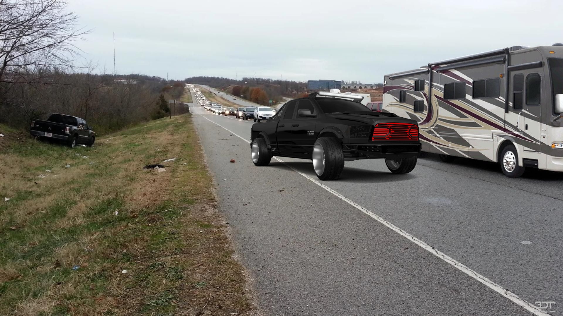 Dodge Ram 1500 6.4' box Extended Cab 4 Door pickup truck 2009 tuning