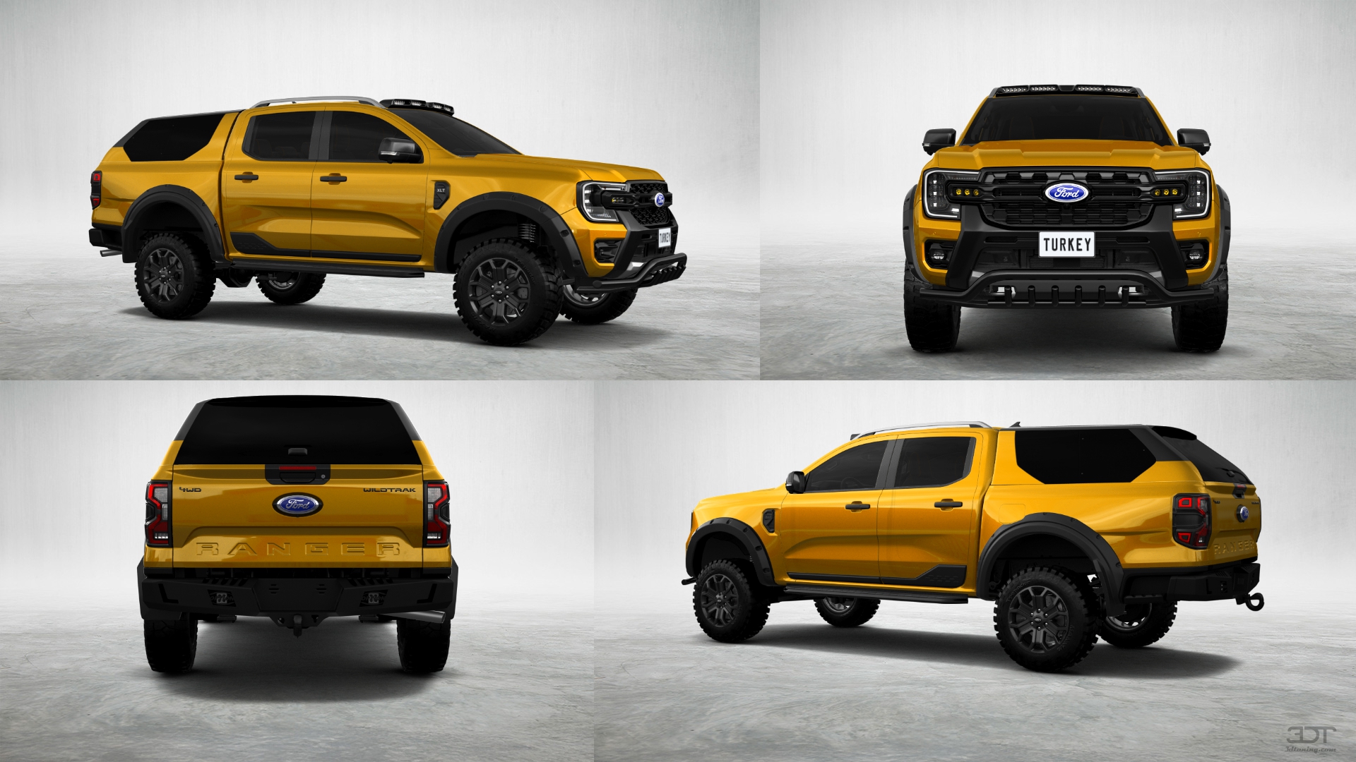 Ford Ranger 4 Door pickup truck 2022 tuning