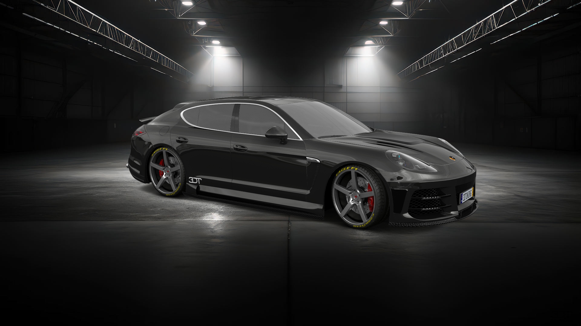 Porsche Panamera 4 door fastback saloon 2011 tuning