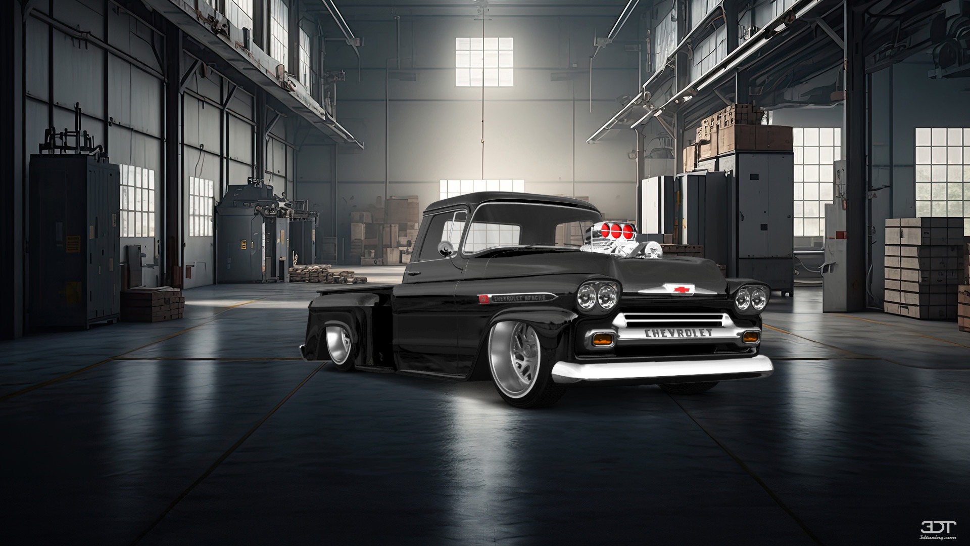 Chevrolet Apache Stepside 2 Door pickup truck 1959 tuning