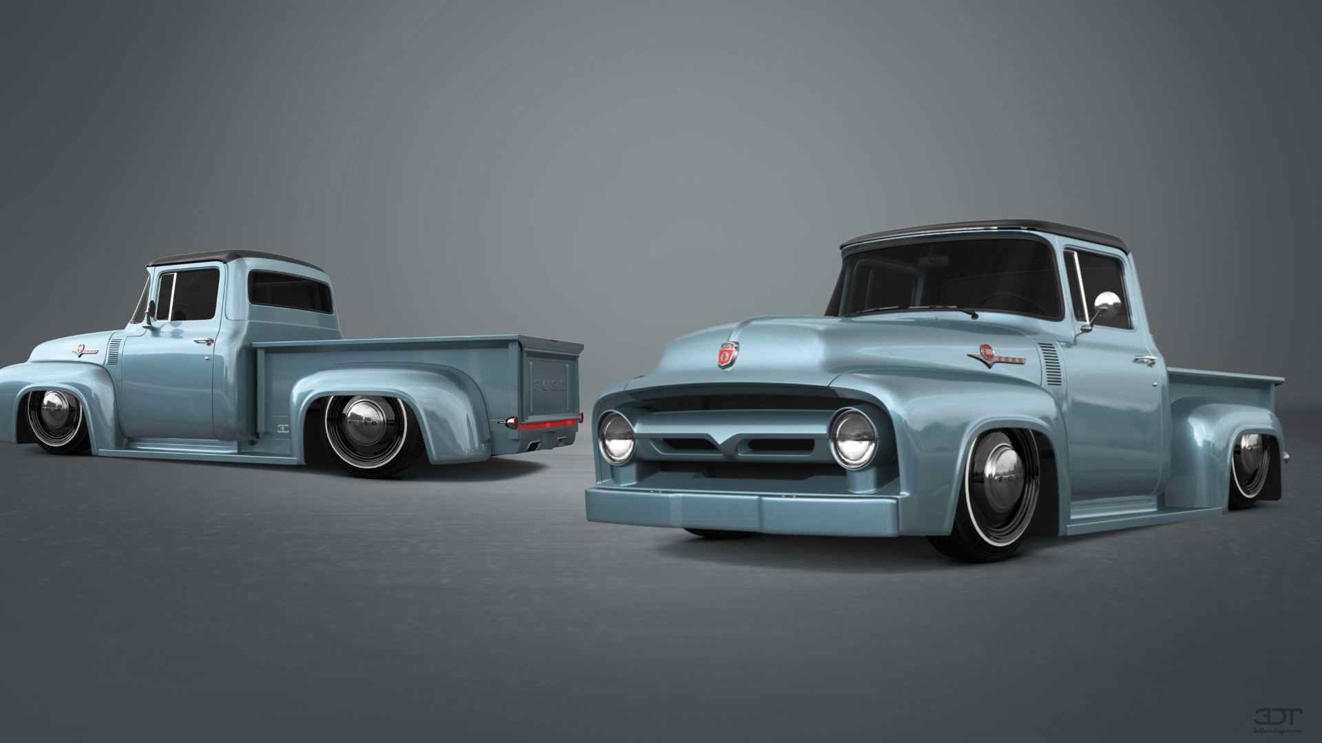 Ford F-100 2 Door truck 1956 tuning