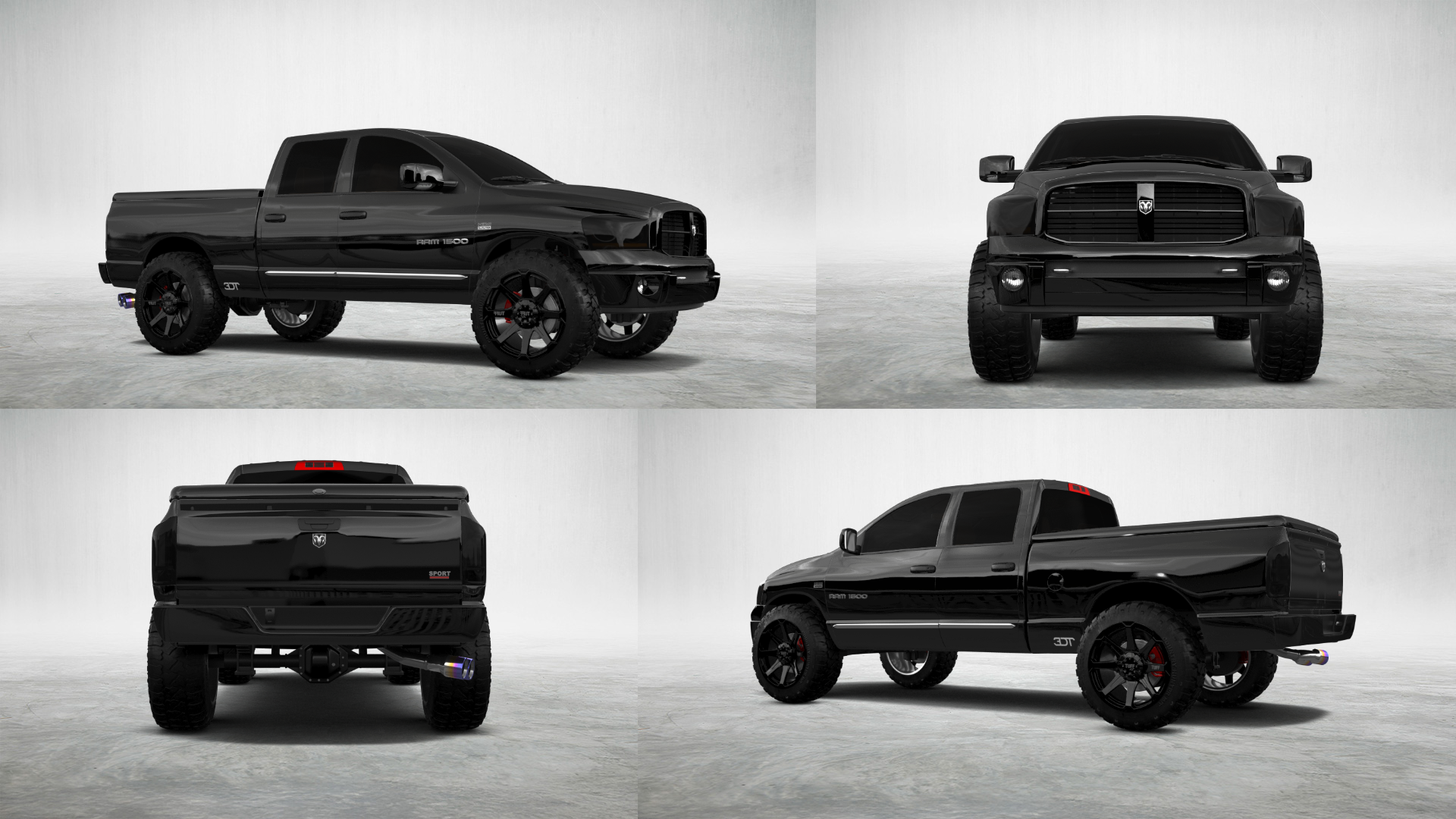 Dodge Ram 1500 Quad-Cab 4 Door pickup truck 2006 tuning
