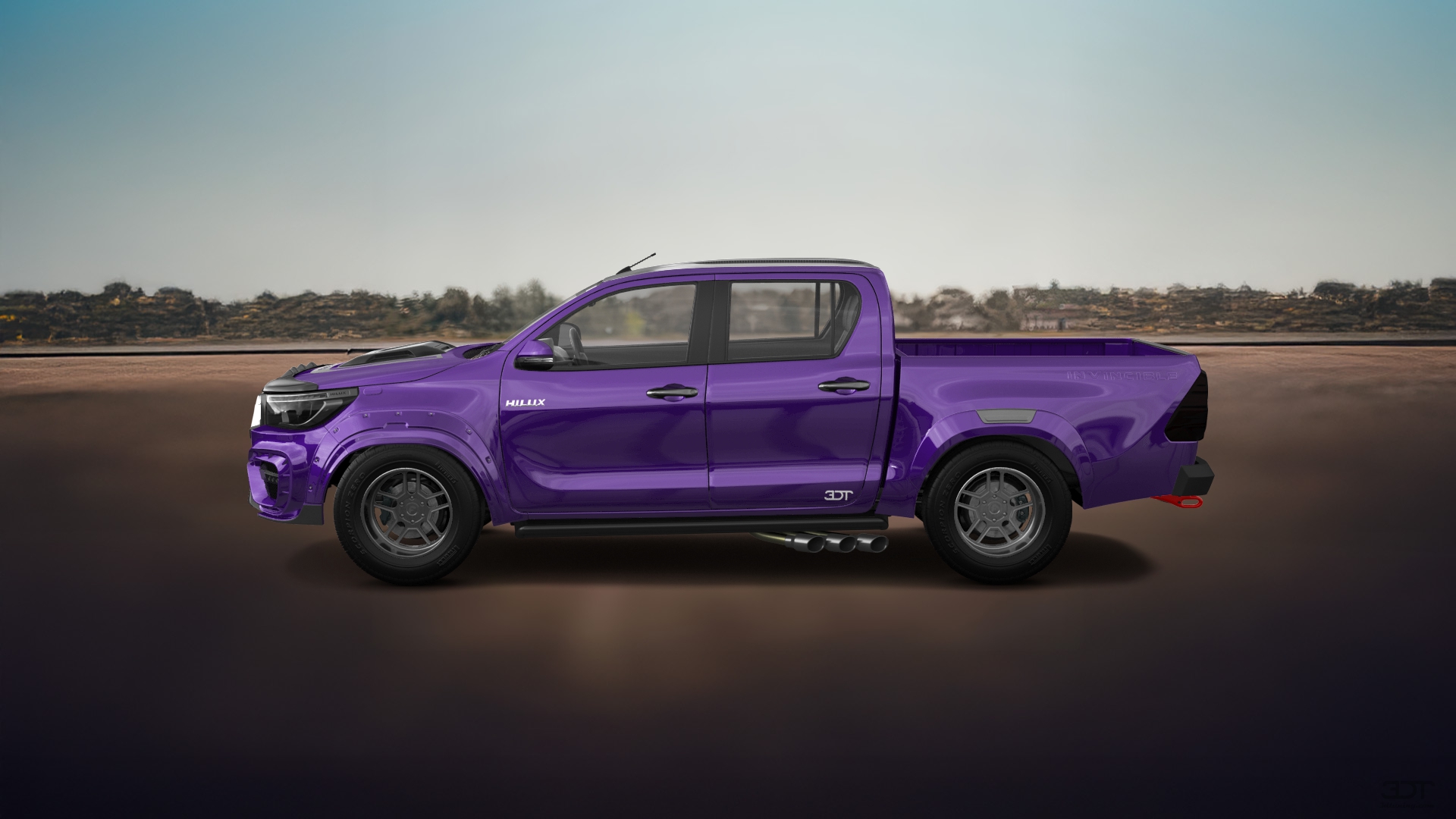 Toyota Hilux Double Cab 4 Door pickup truck 2015 tuning