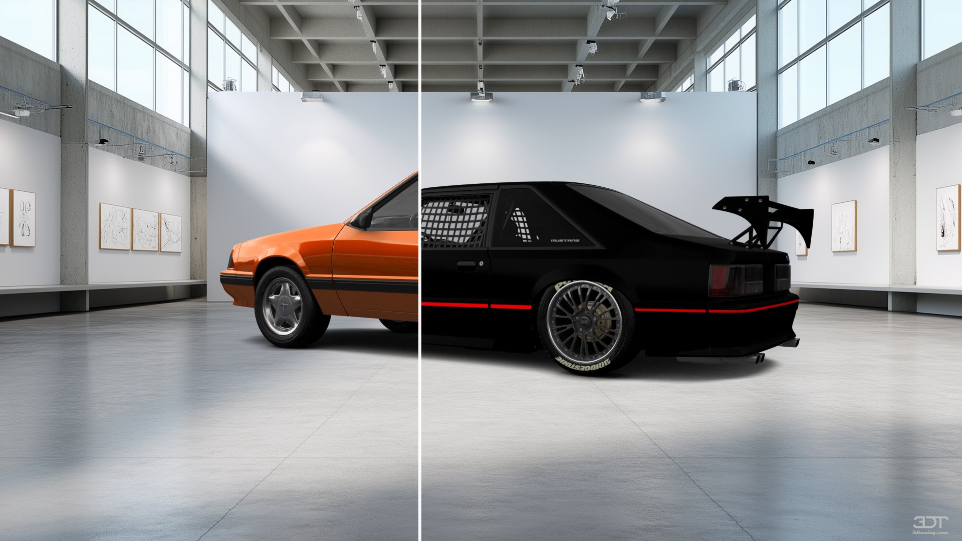 Ford Mustang 3 Door Hatchback 1988 tuning