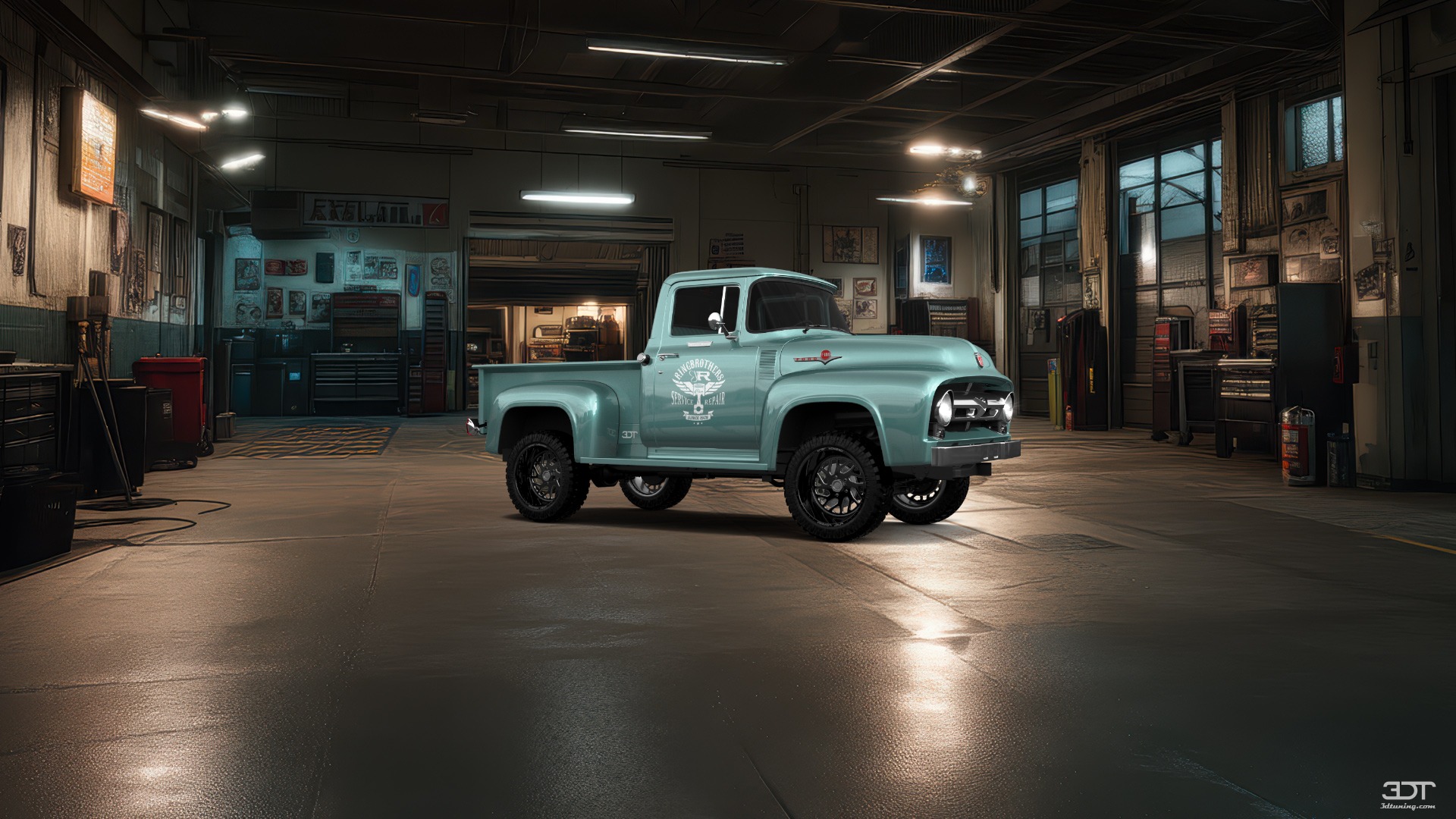 Ford F-100 2 Door truck 1956 tuning