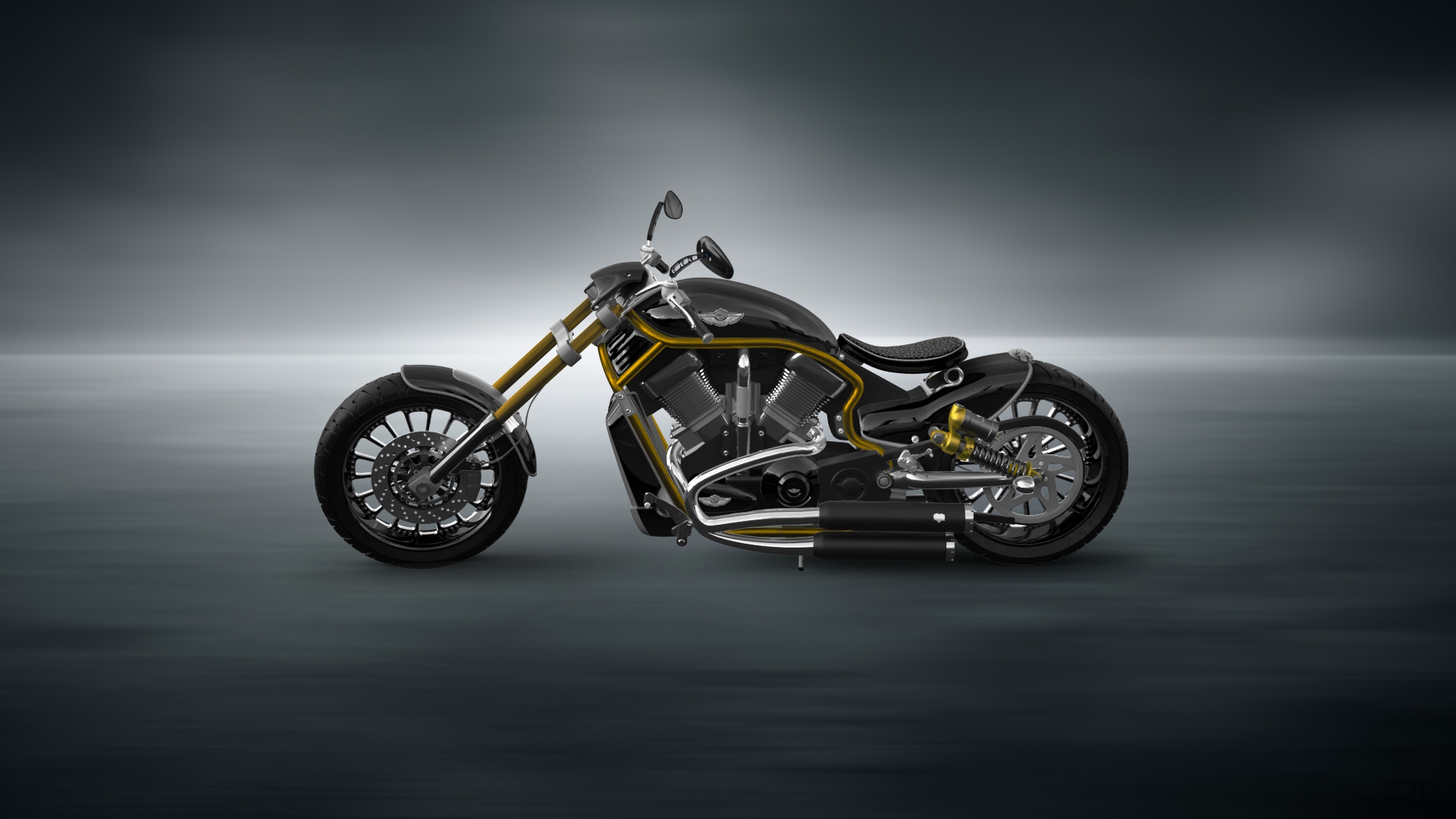 Harley-Davidson Custom Chopper Cruiser 2011
