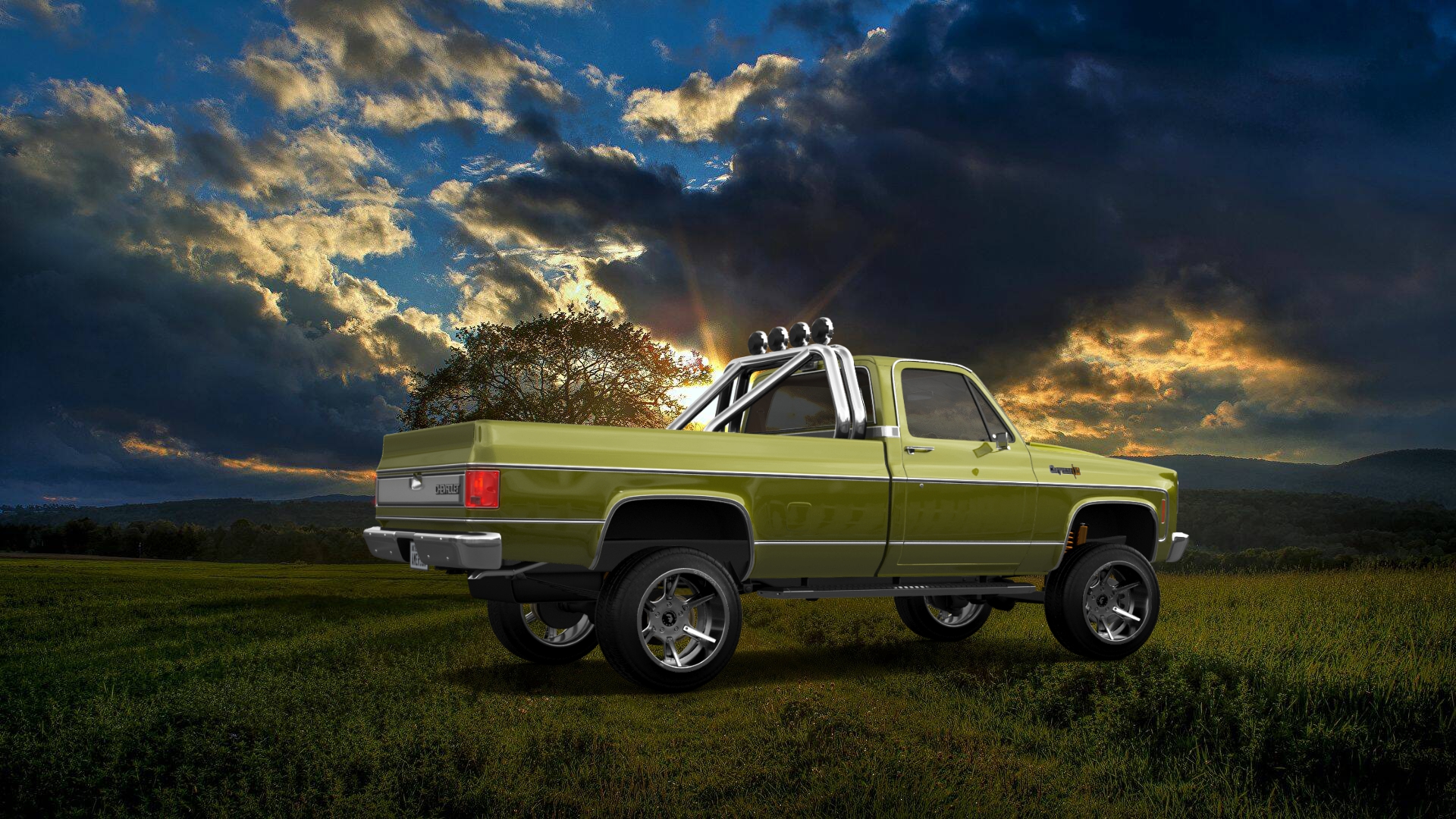Chevrolet Silverado C-10 2 Door pickup truck 1973 Images