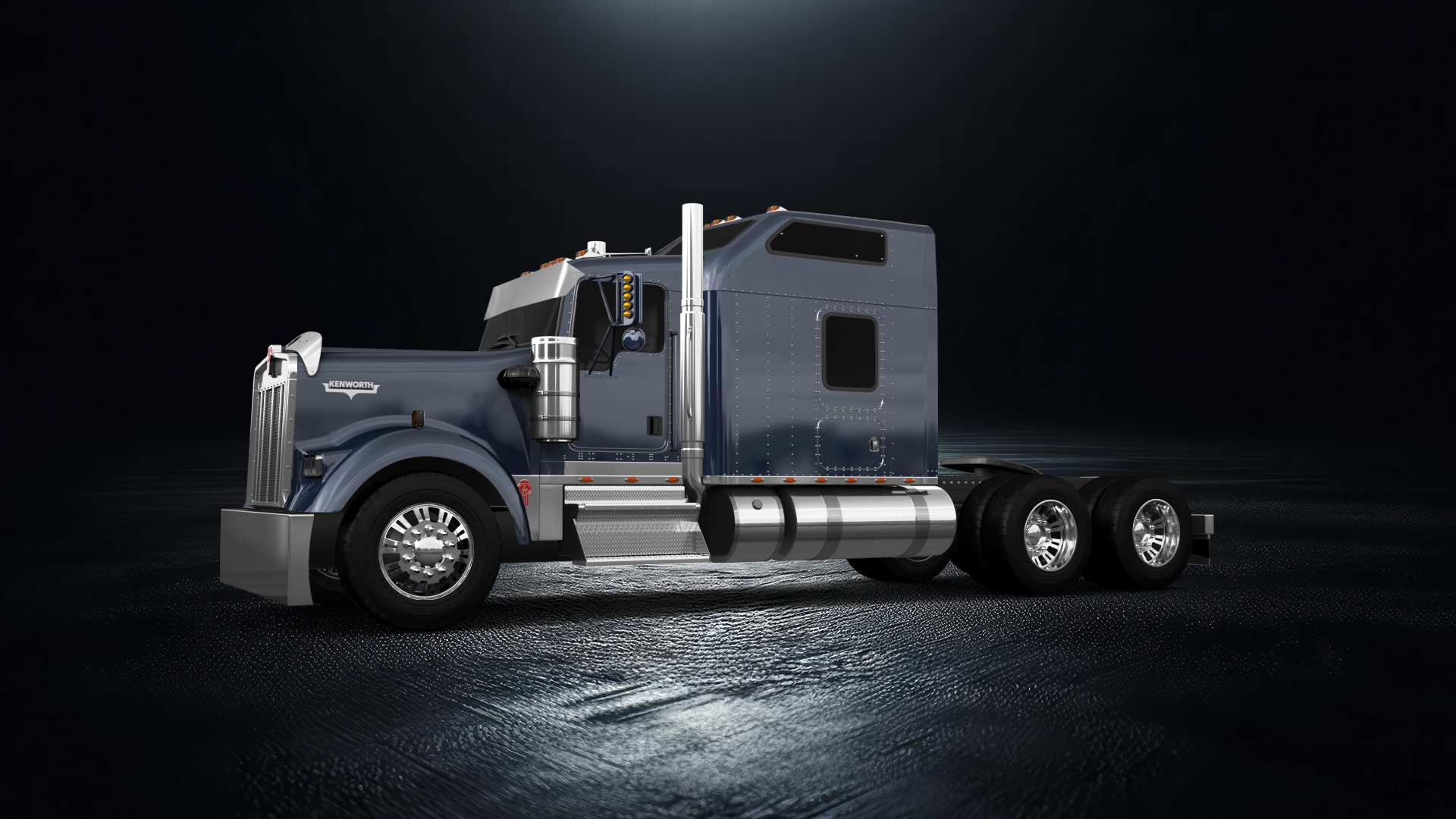 Kenworth W900 Sleeper Cab Truck 2015