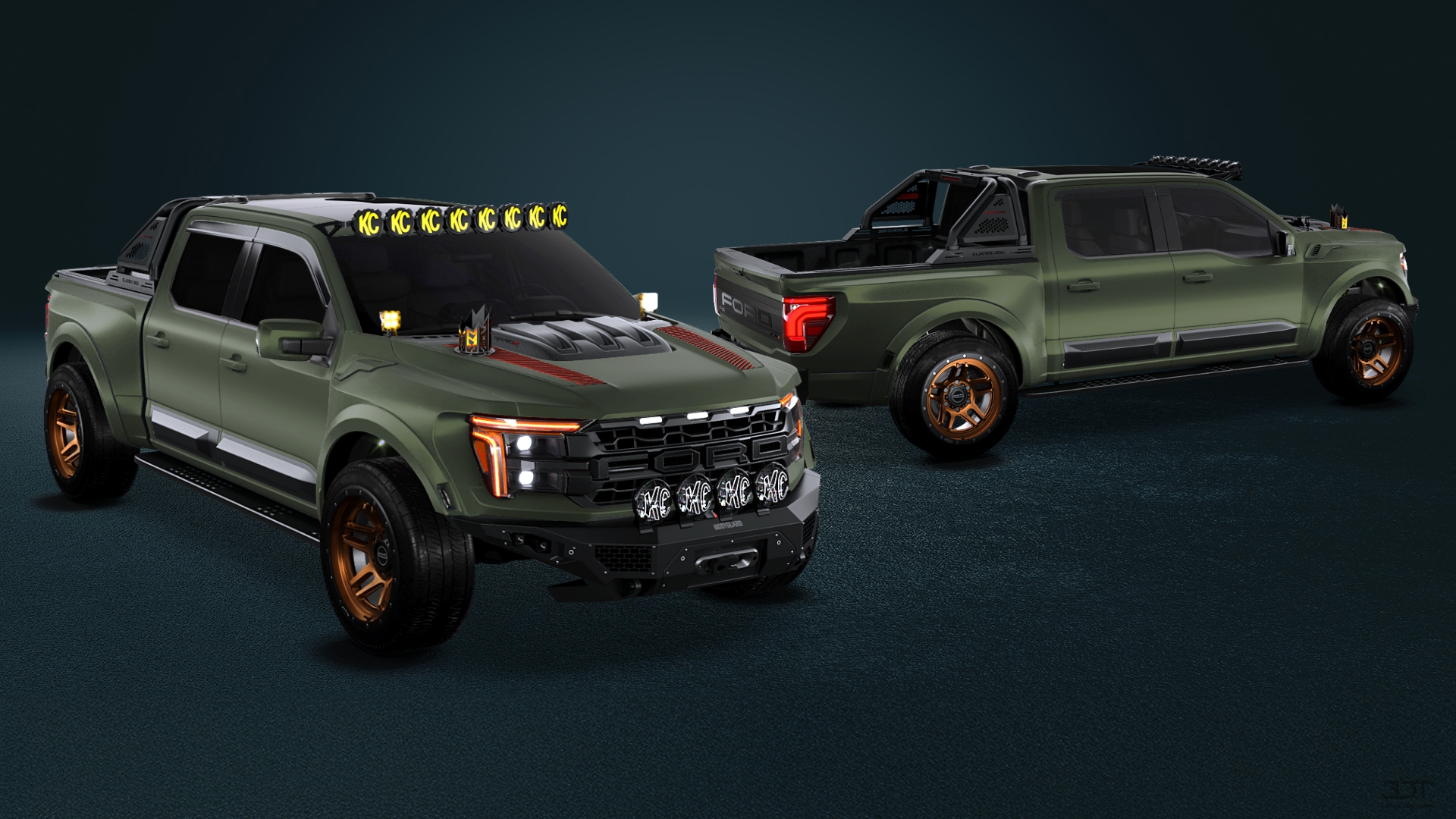 Ford F-150 Raptor 4 Door pickup truck 2024 tuning