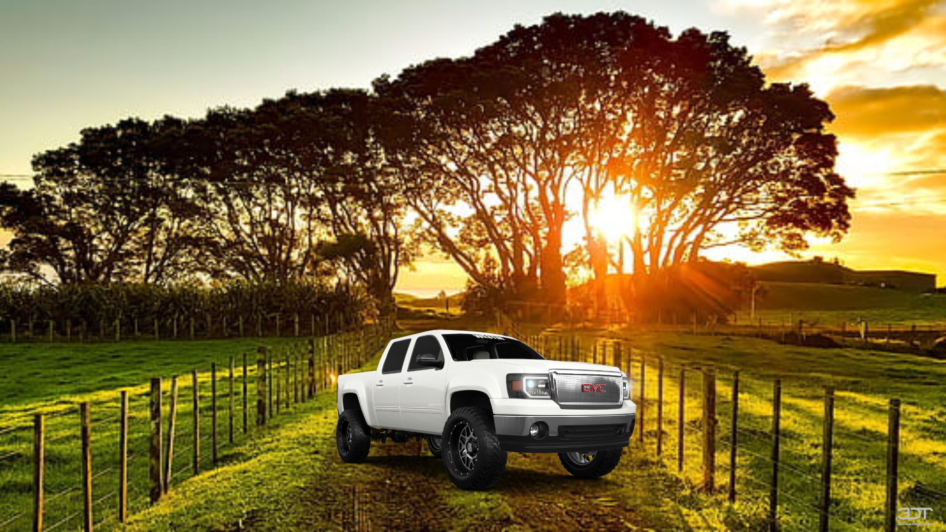 GMC Sierra 1500 Crew Cab 5.8 ft box 4 Door pickup truck 2007