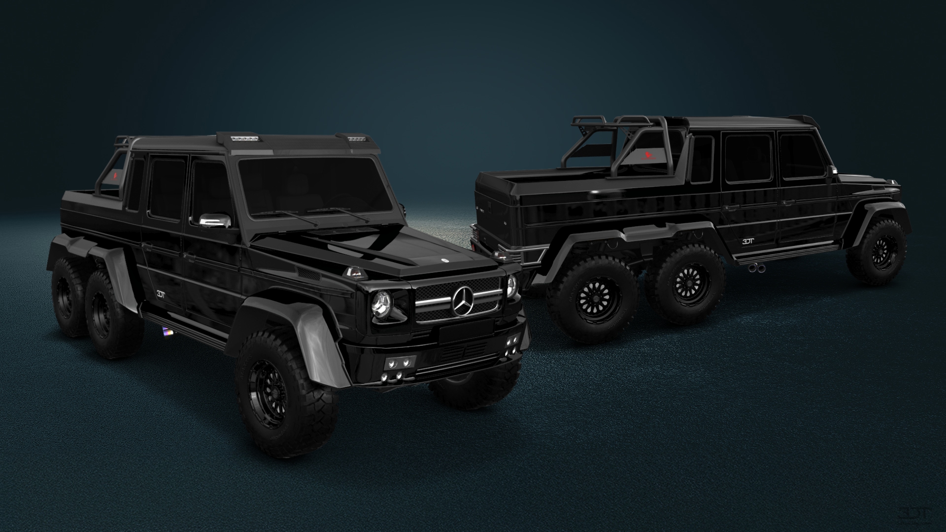 Mercedes G 63 AMG 6x6 4 Door pickup truck 2013 tuning