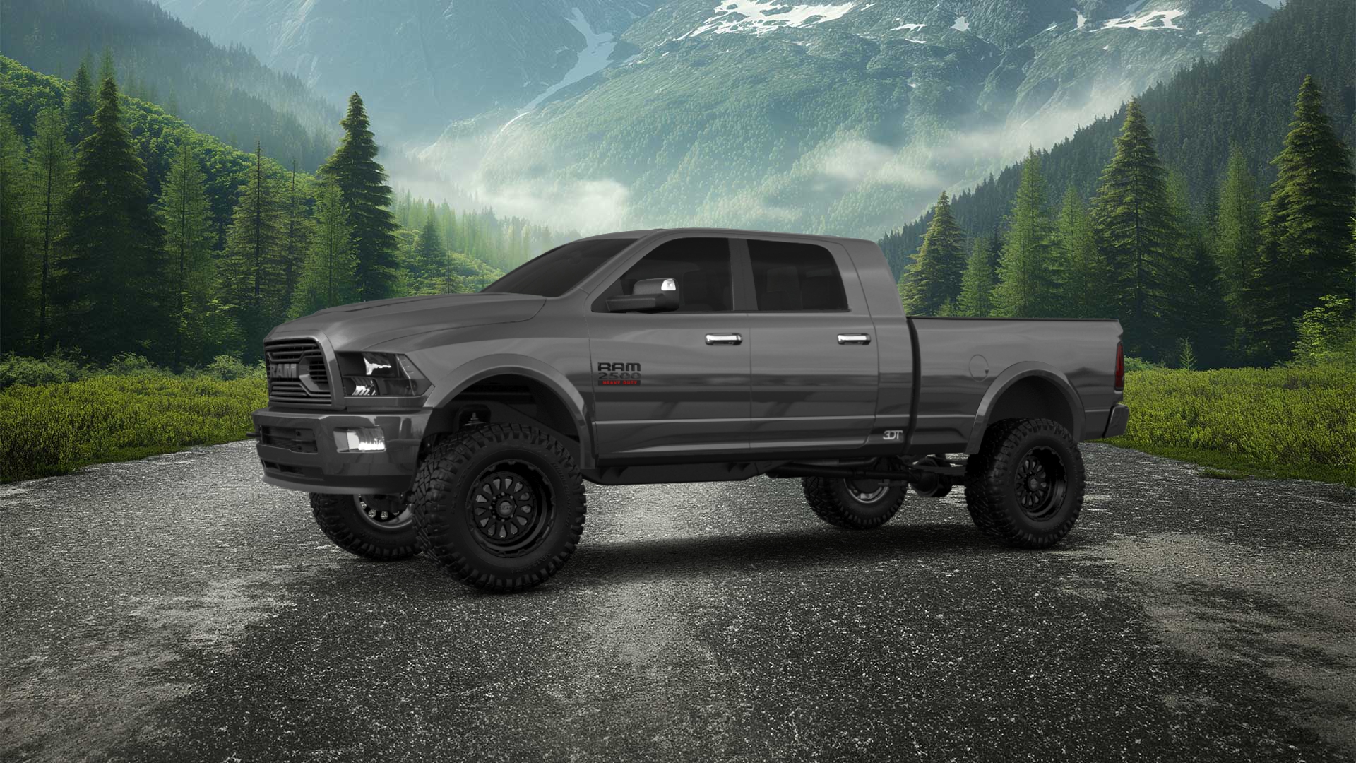 Dodge Ram 2500 Mega Cab 6.4 ft box 4 Door pickup truck 2010