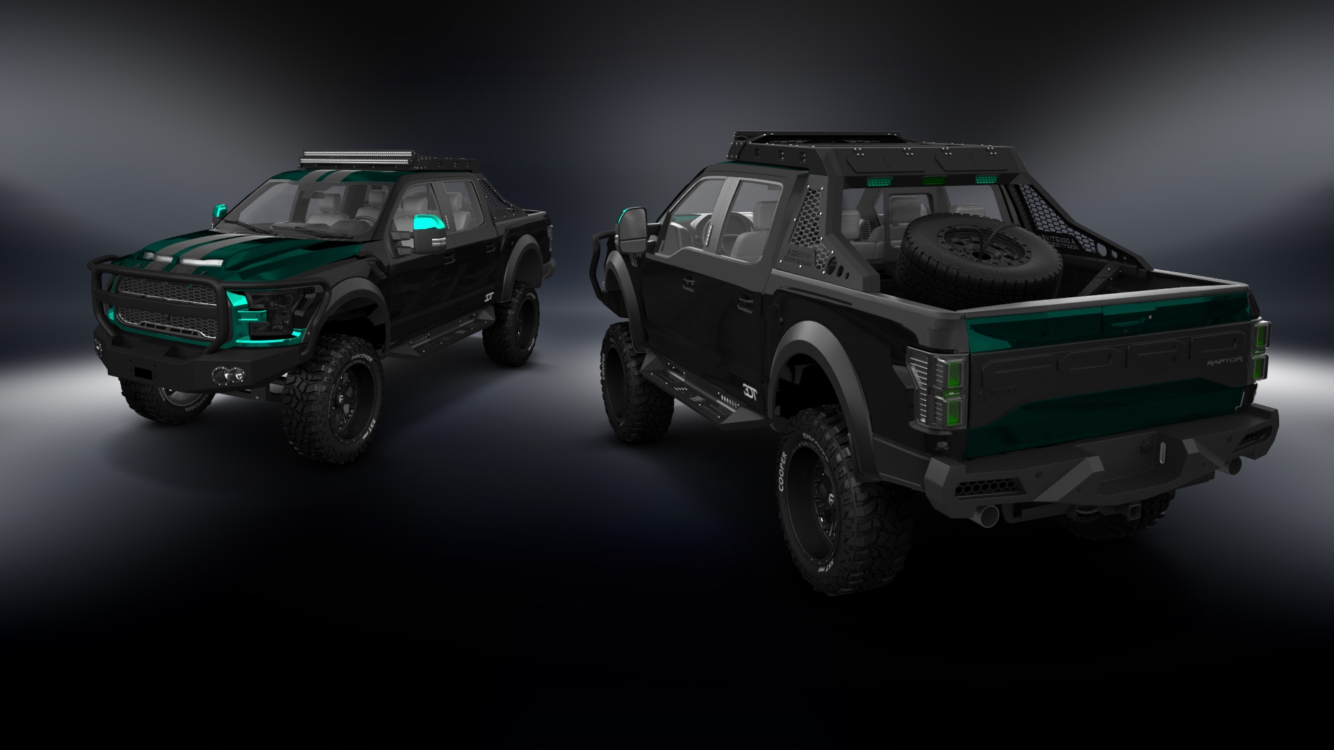 Ford F-150 Raptor 4 Door pickup truck 2017 tuning