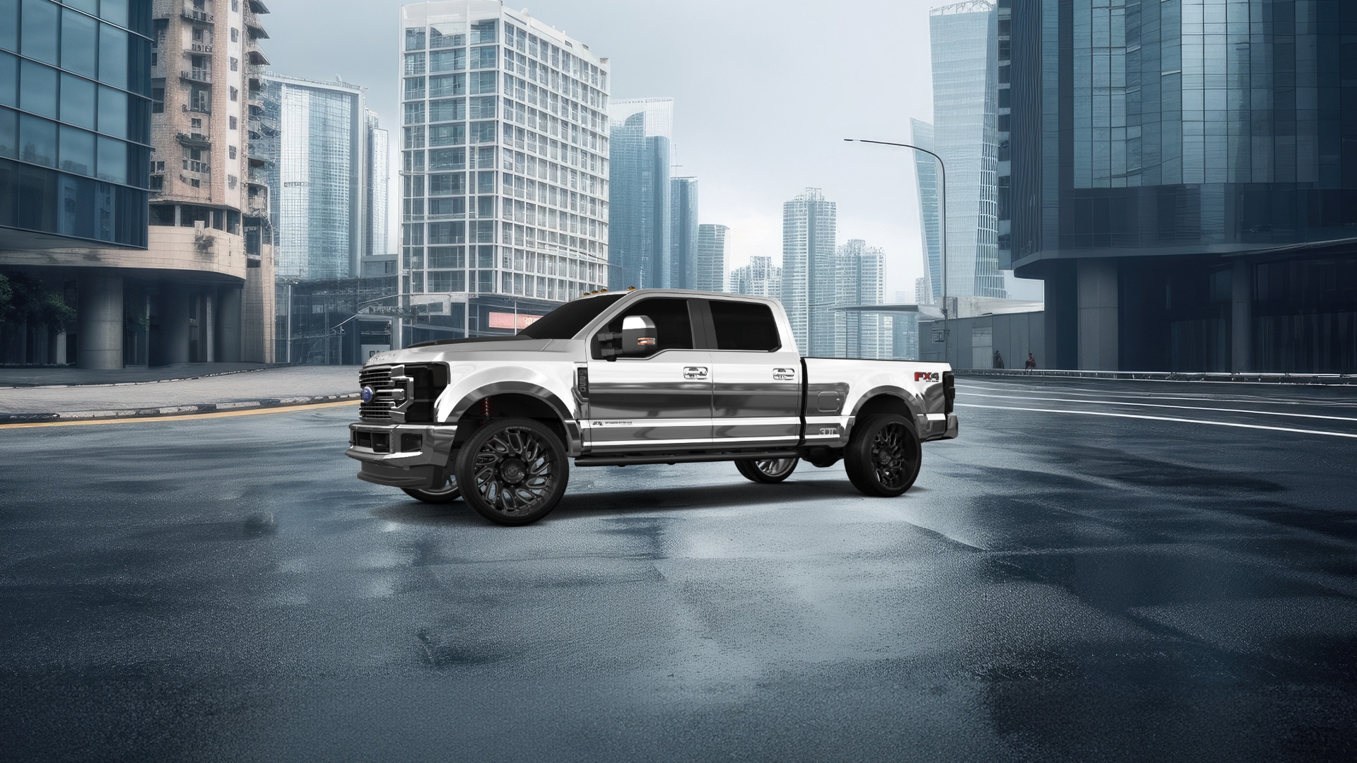 Ford F-250 4 Door pickup truck 2021 tuning