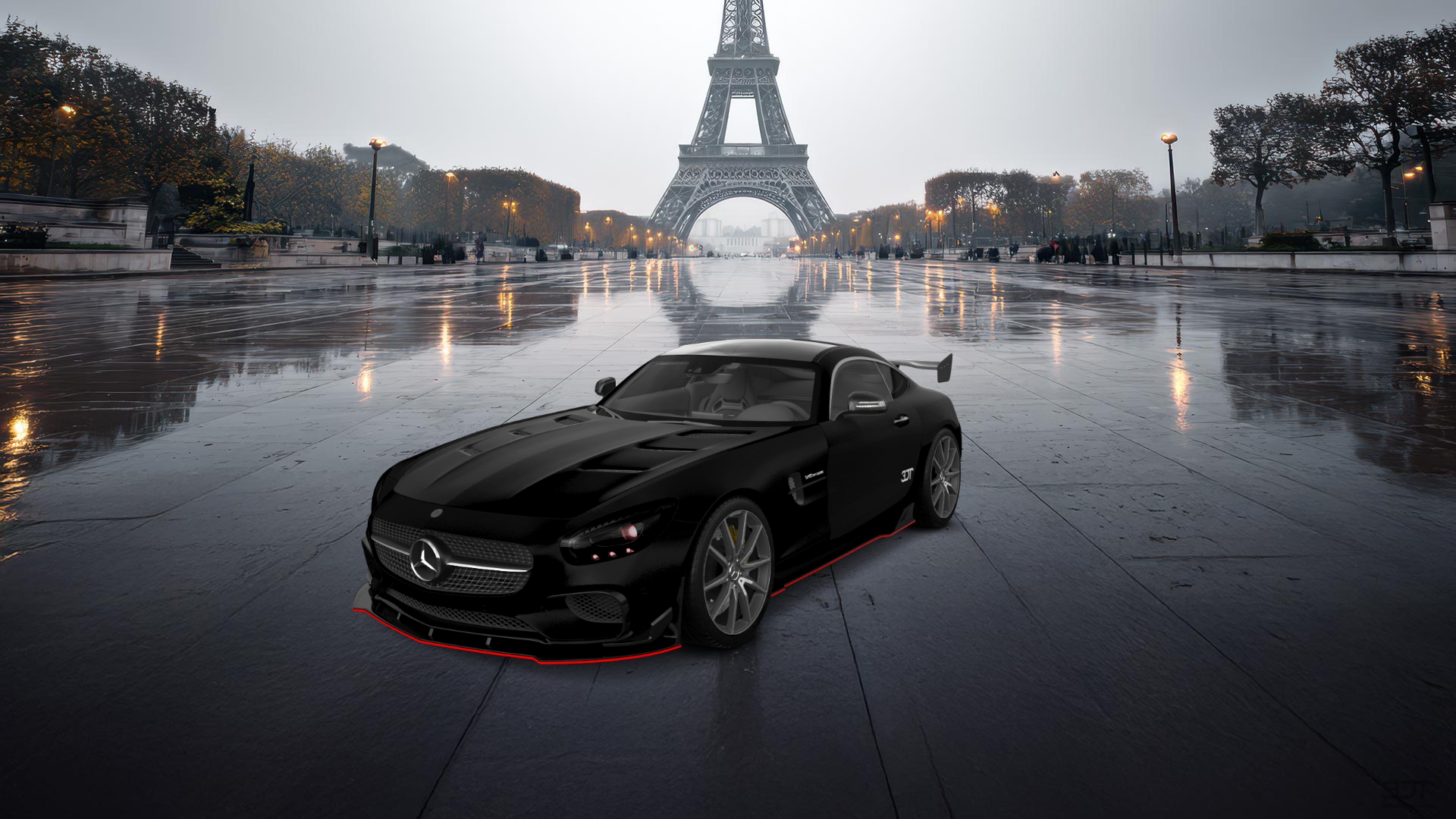 Mercedes AMG GT 2 door fastback coupe 2015 tuning