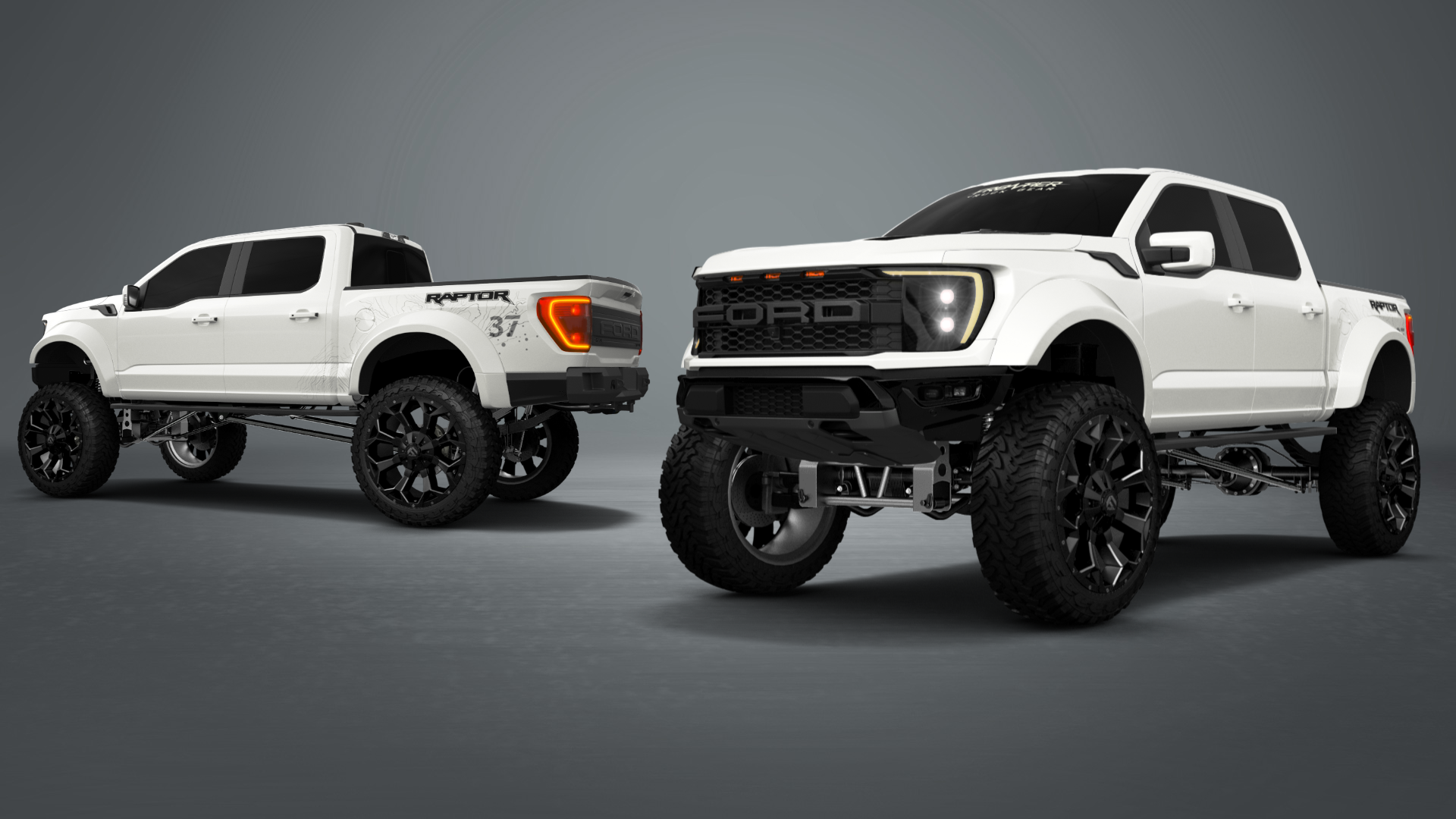 Ford F-150 Raptor 4 Door pickup truck 2021