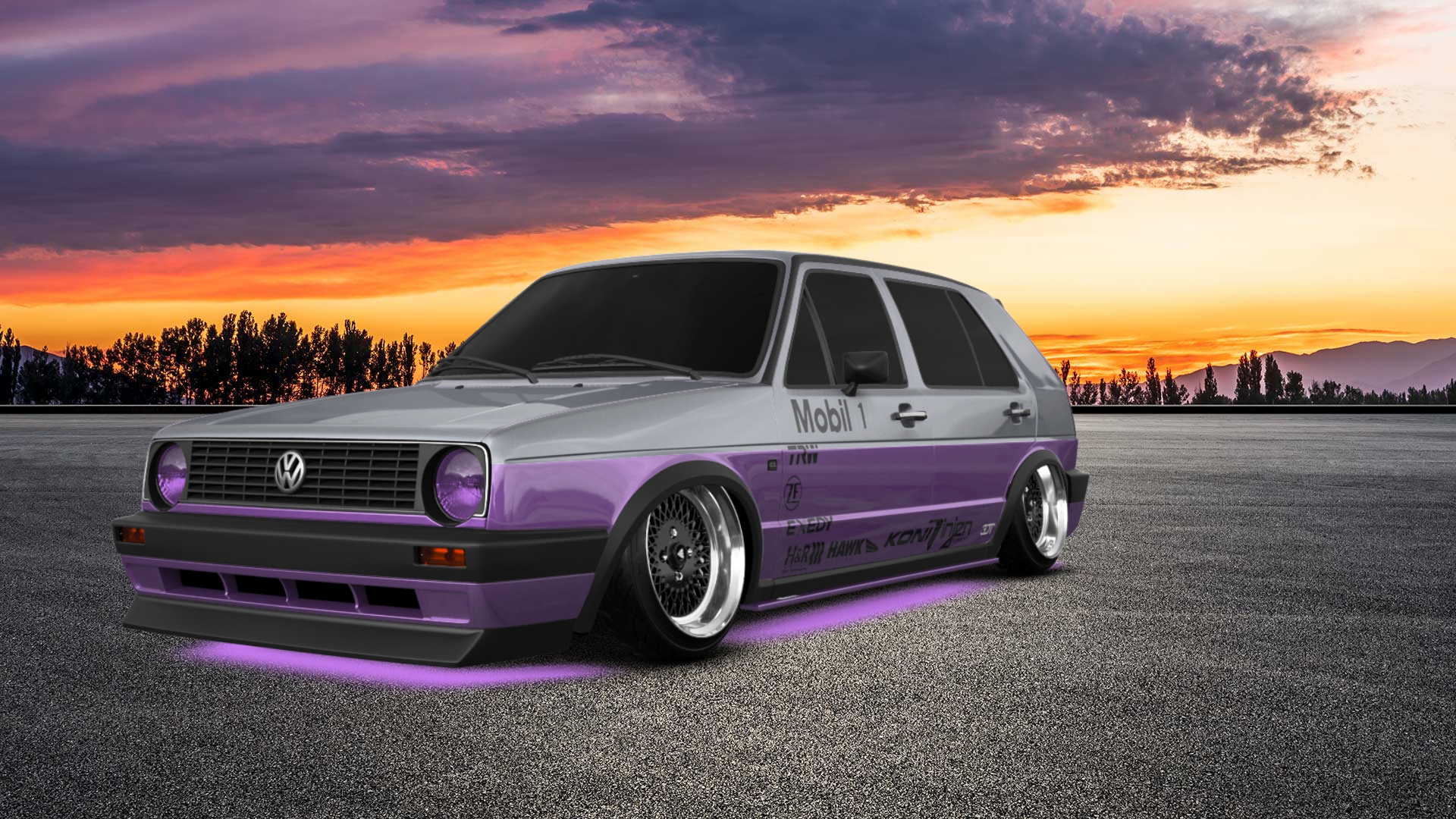 Volkswagen Golf Mk2 5 Door Hatchback 1983 tuning