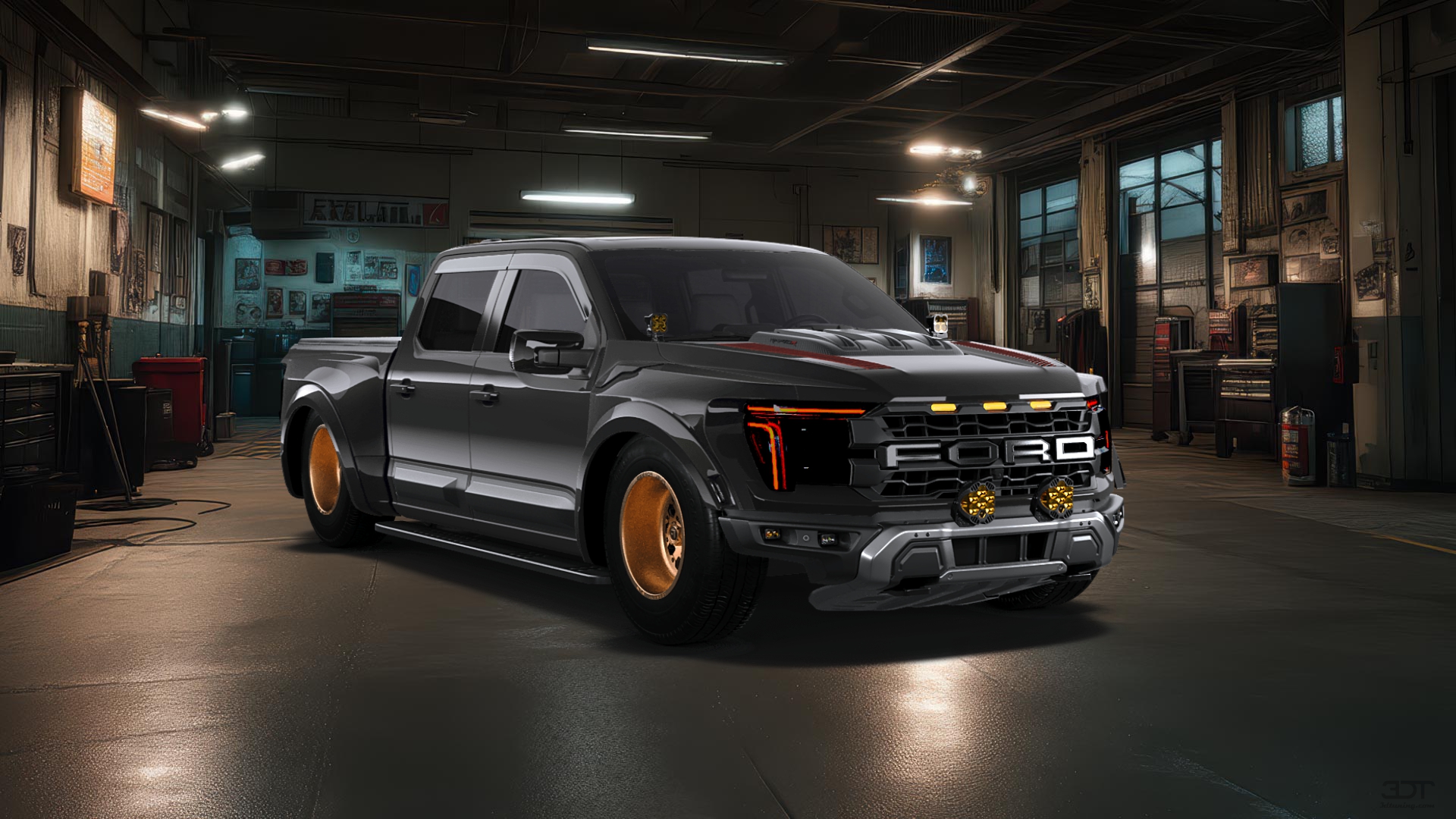 Ford F-150 Raptor 4 Door pickup truck 2024 tuning