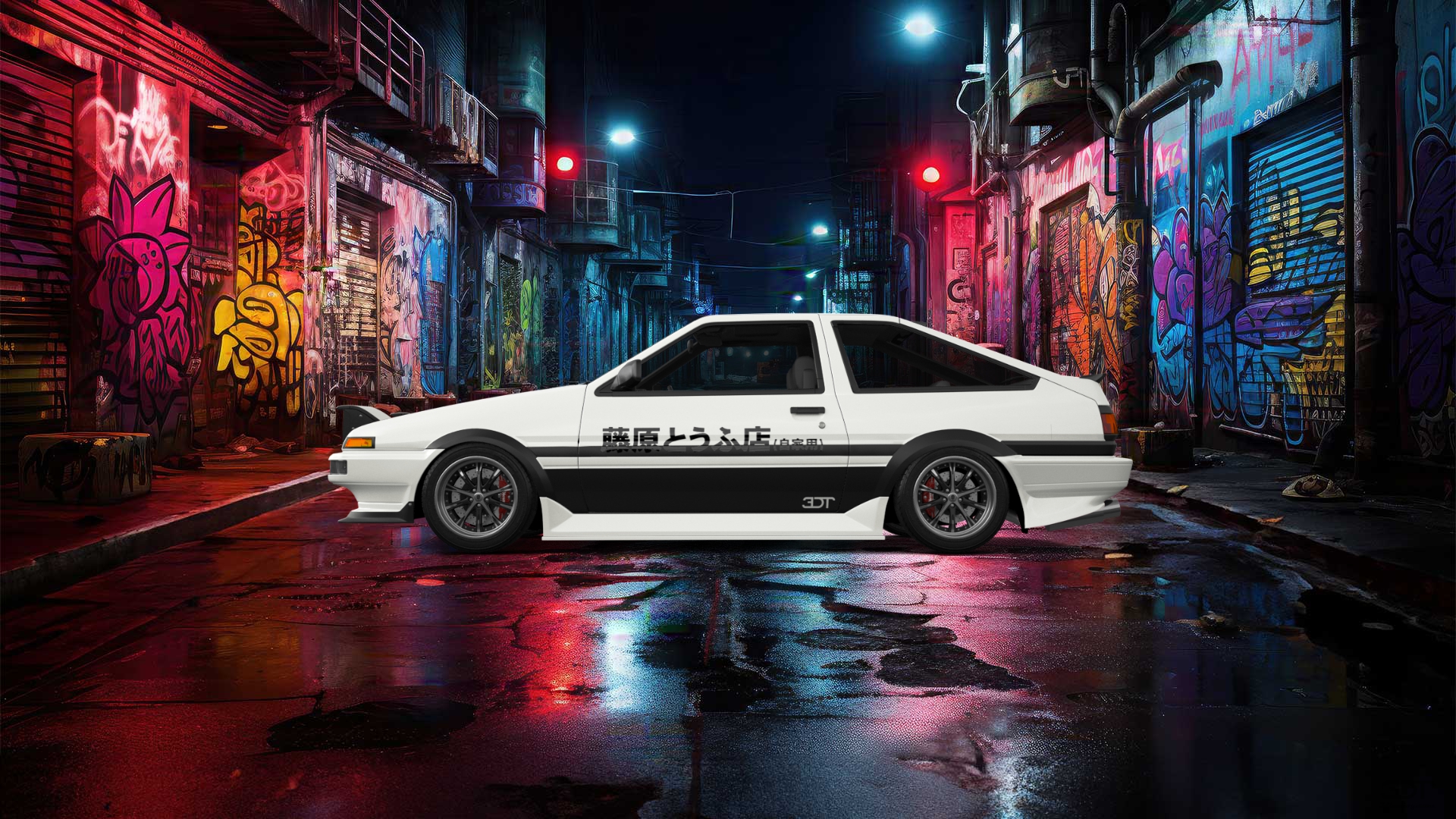 Toyota AE86 3 Door Hatchback 1985 tuning