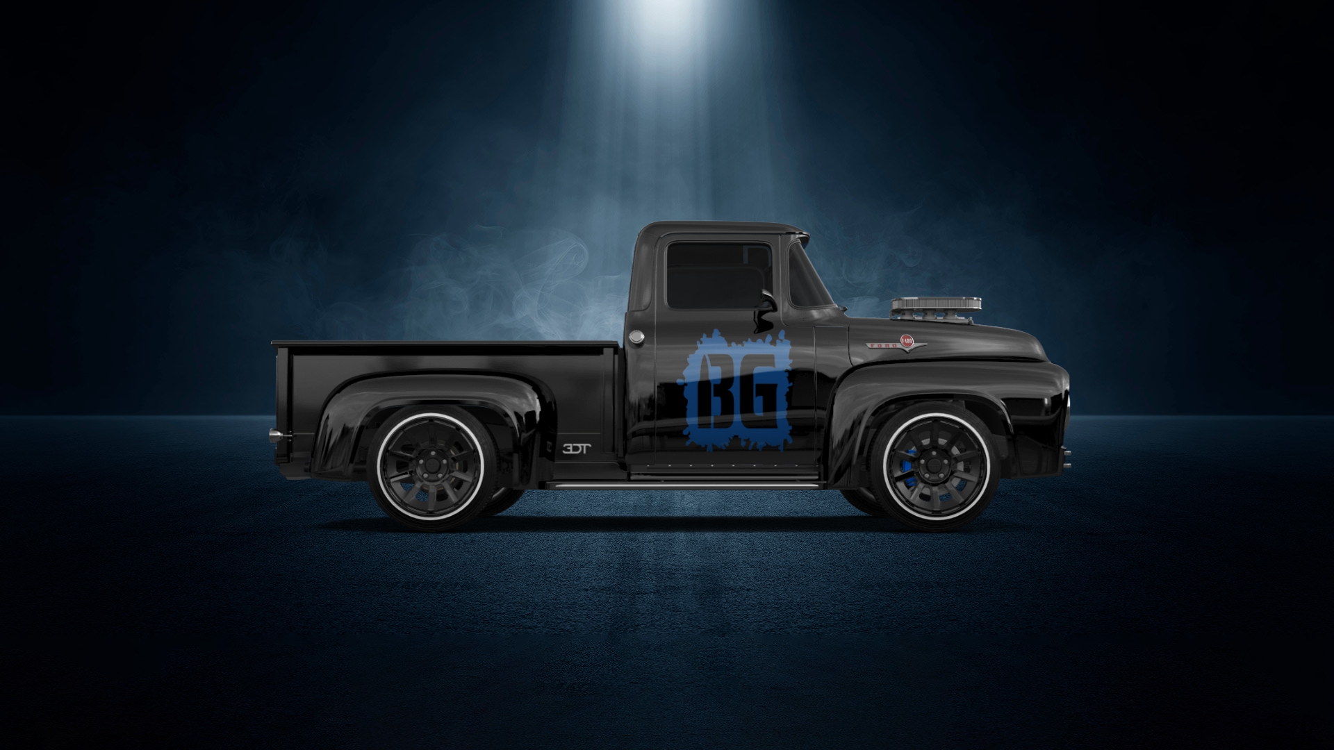Ford F-100 2 Door truck 1956 Images