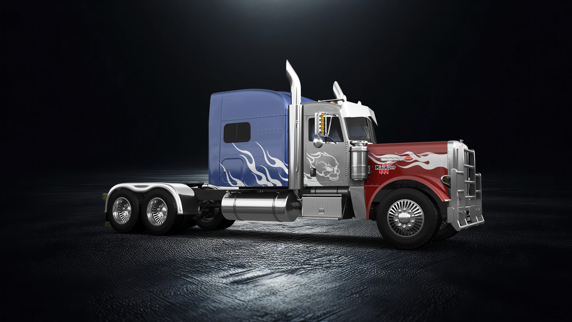Peterbilt 389 Sleeper Cab Truck 2016 tuning