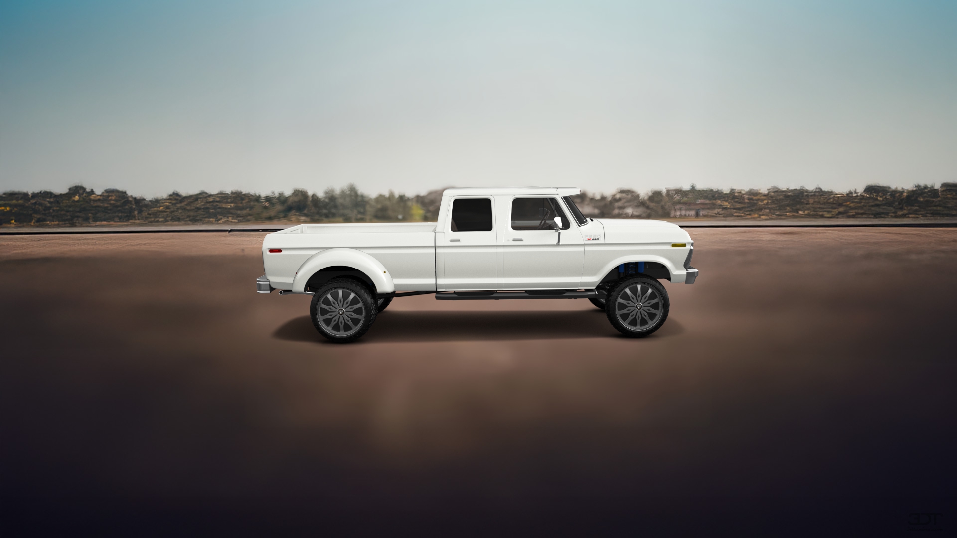 Ford F-350 Dually 4 Door pickup truck 1973 tuning