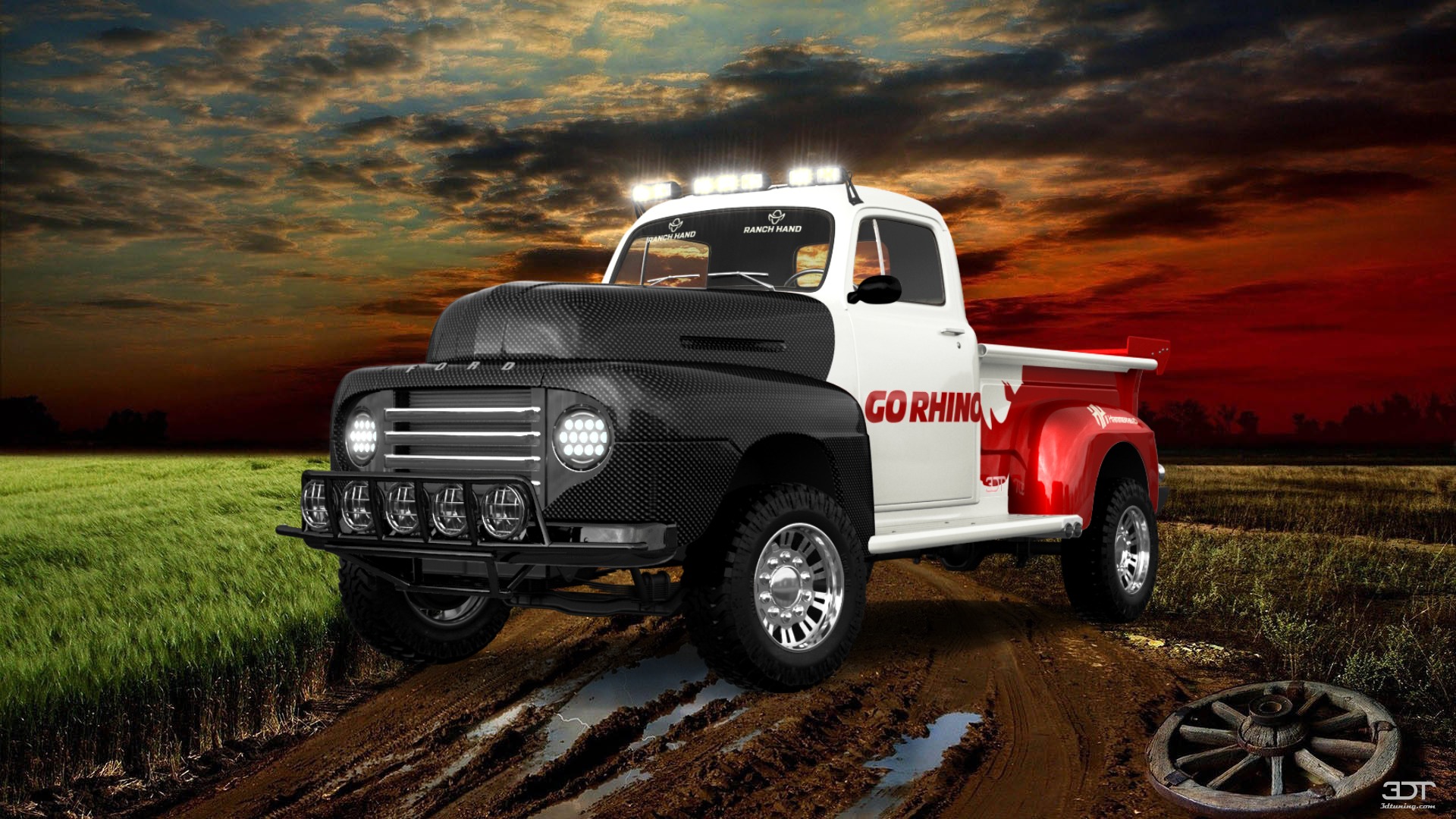 Tuning Ford F1 2 Door pickup truck 1949