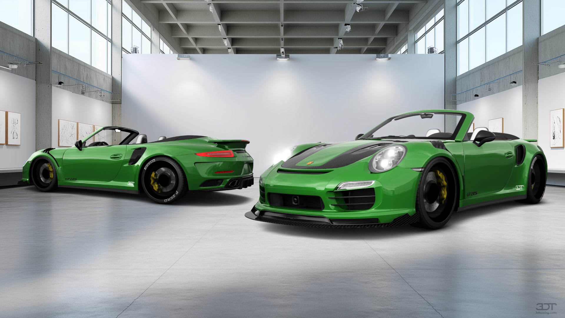 Porsche 911 Turbo S 2 Door Convertible 2014 tuning