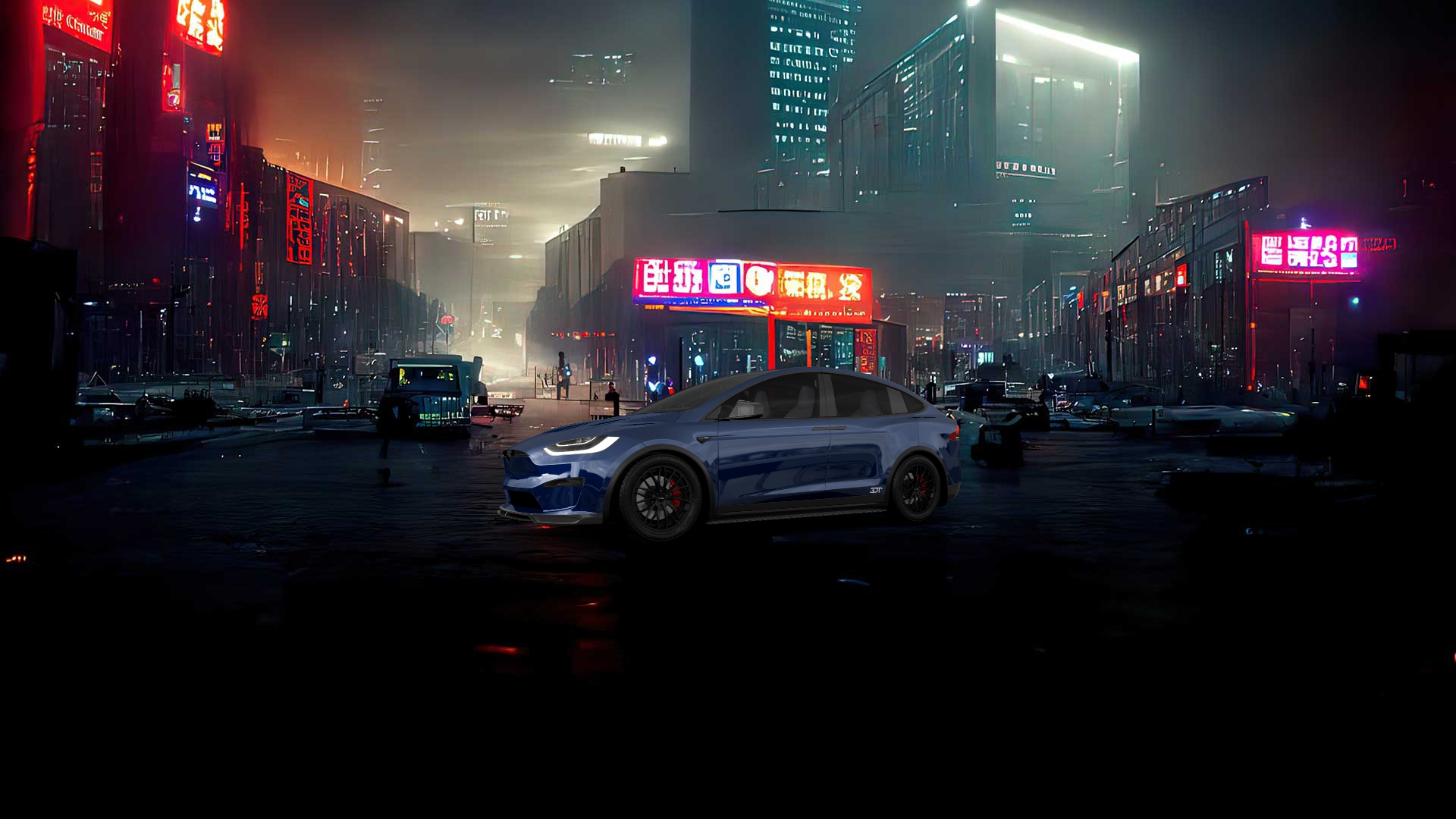 Tesla Model X 5 Door SUV 2024 tuning