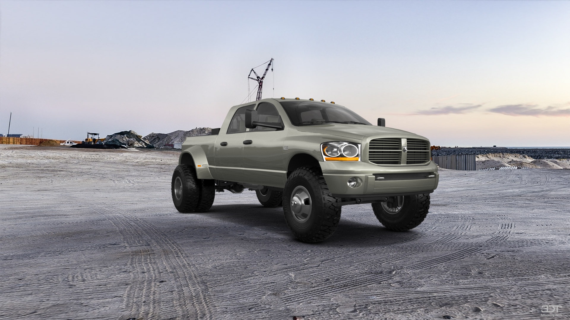 Dodge Ram 3500 Dually 4 Door pickup truck 2007