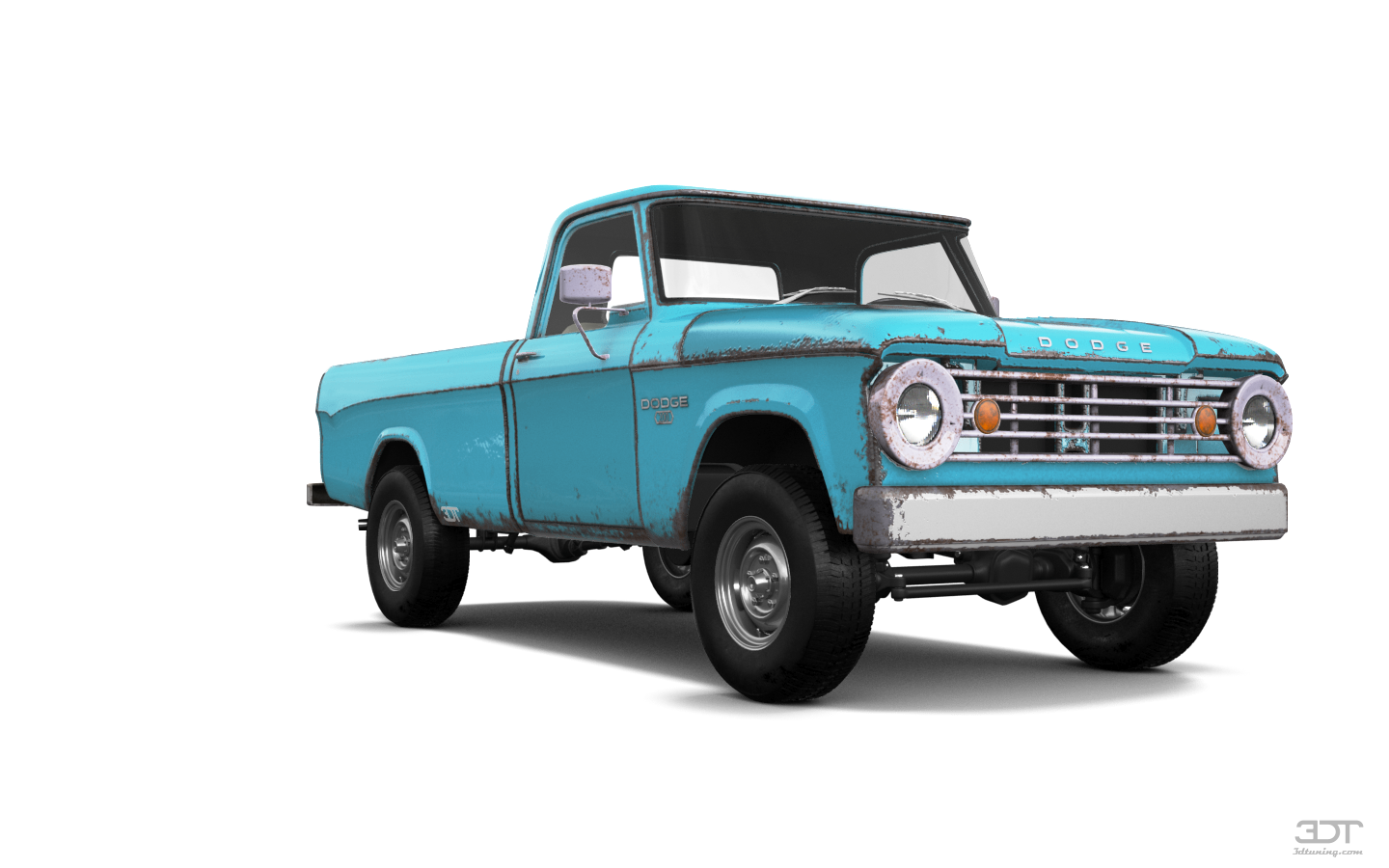 Tuning Dodge Power Wagon W200 2 Door pickup truck 1966