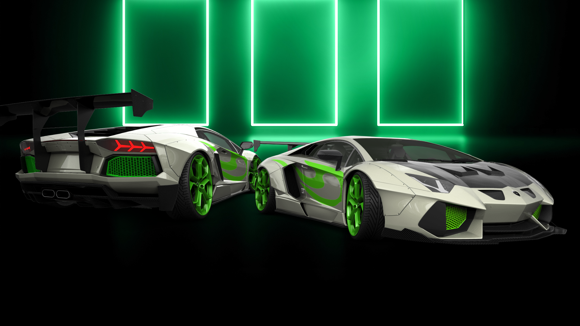 Lamborghini Aventador 2 Door Coupe 2012 tuning
