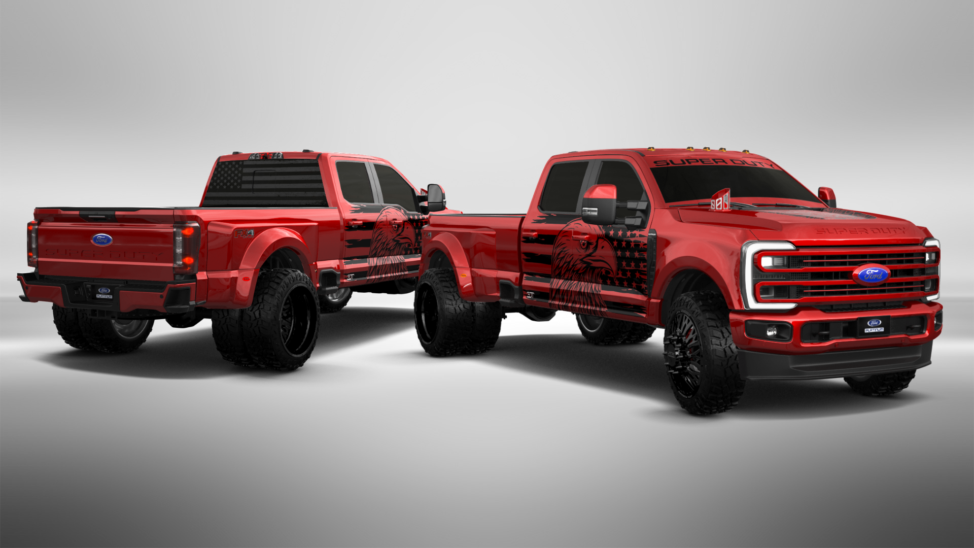 Ford F-350 DRW Crew Cab 4 Door pickup truck 2023 tuning