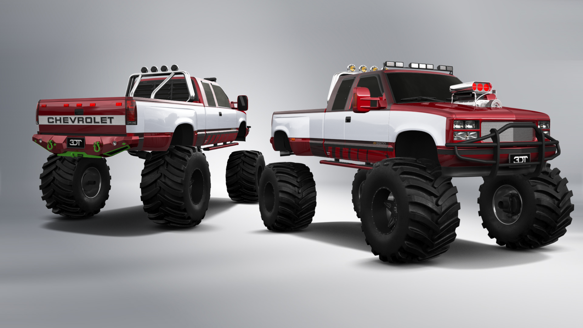 Chevrolet K3500 Extended Cab Pickup Truck 1988 tuning