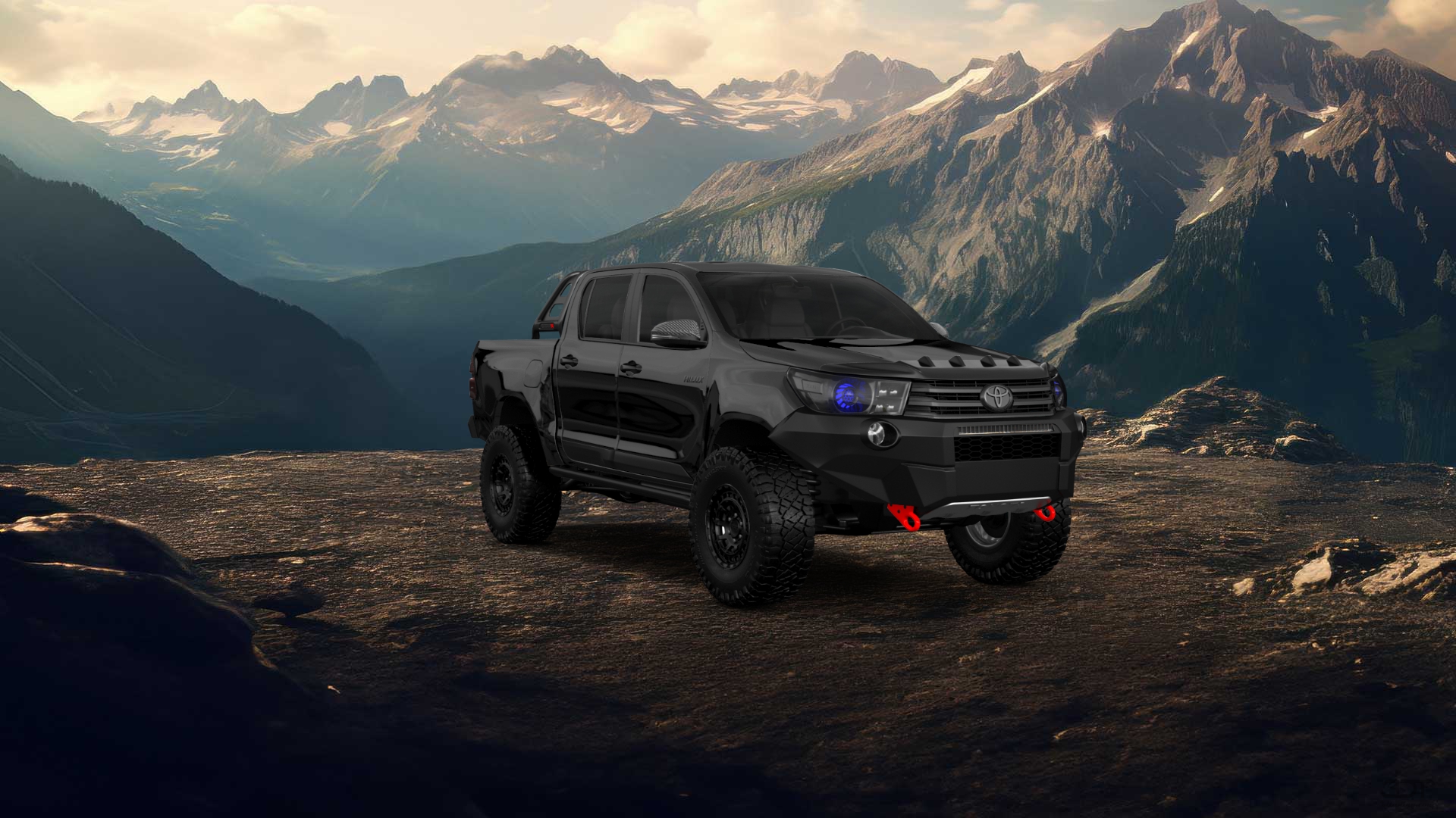 Toyota Hilux Double Cab 4 Door pickup truck 2015 tuning