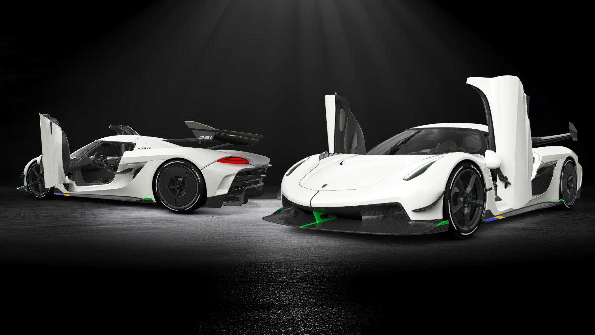 Koenigsegg Jesko 2 door targa top 2020