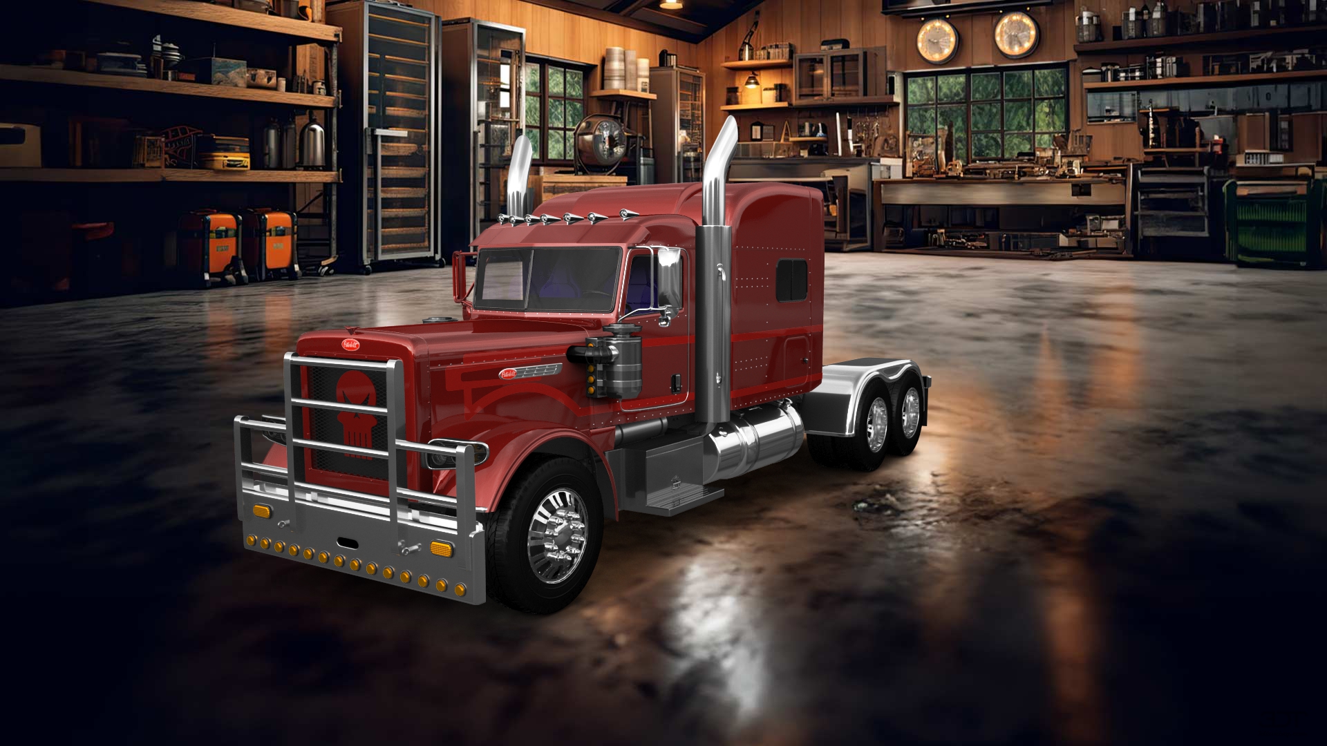 Peterbilt 389 Sleeper Cab Truck 2016 tuning