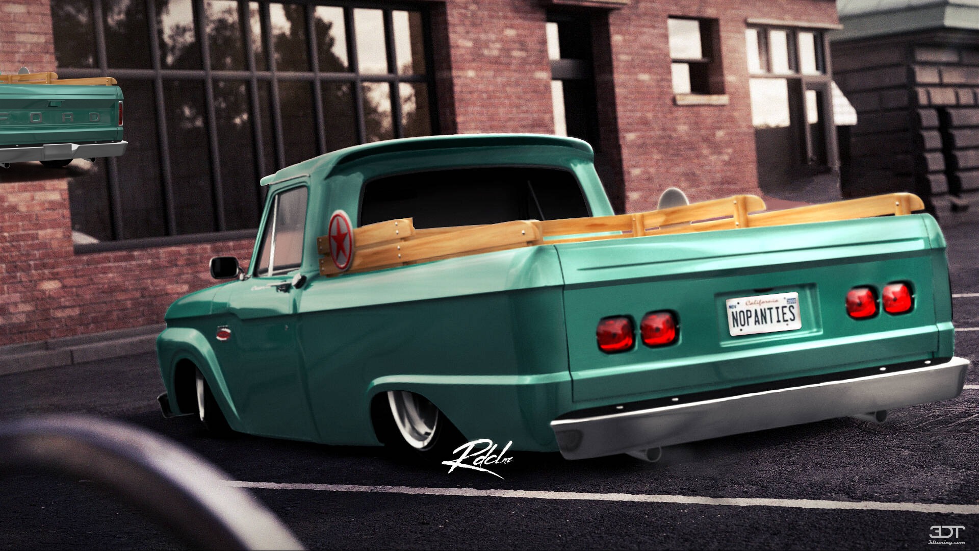 Ford F-100 Custom Cab 2 Door pickup truck 1966 Images