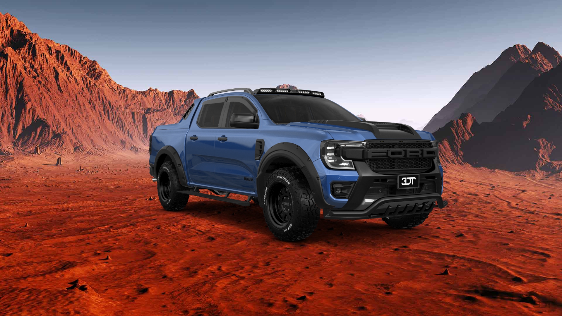Ford Ranger 4 Door pickup truck 2022 tuning