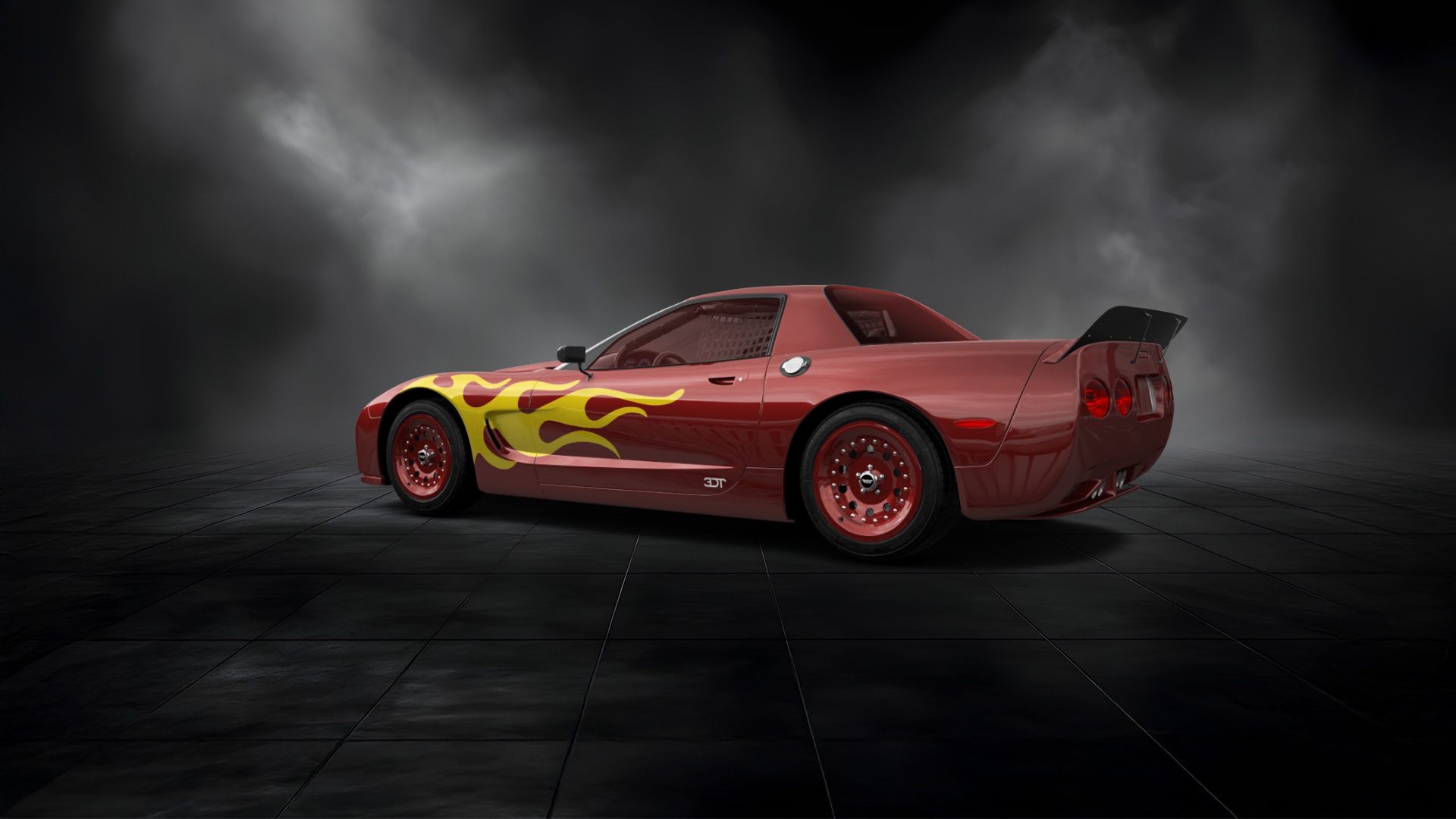 Custom Lightning McQueen Corvette C5