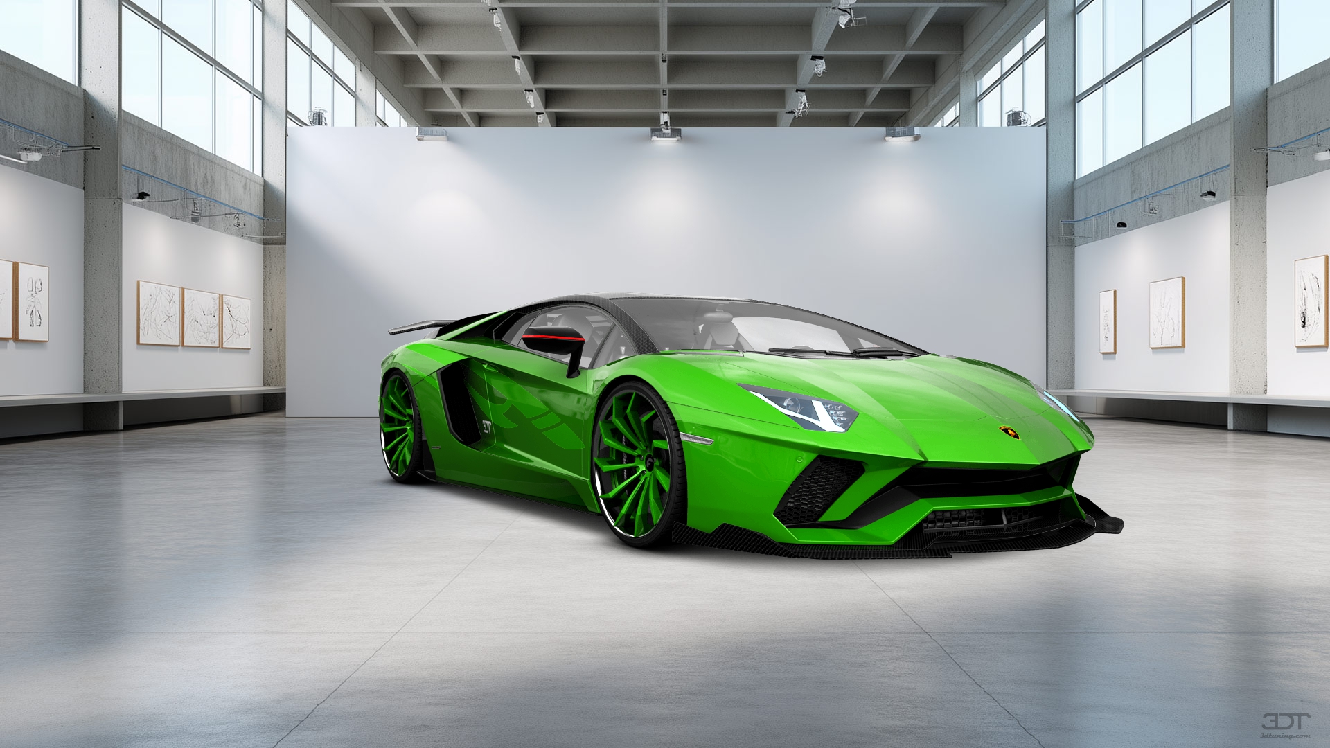 Lamborghini Aventador 2 Door Coupe 2012 tuning