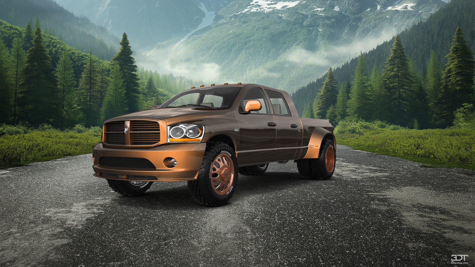 Dodge Ram 3500 Dually 4 Door pickup truck 2007