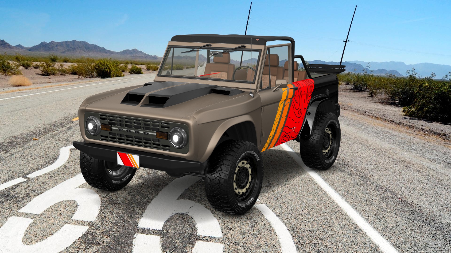 Ford Bronco 3 Door SUV 1965