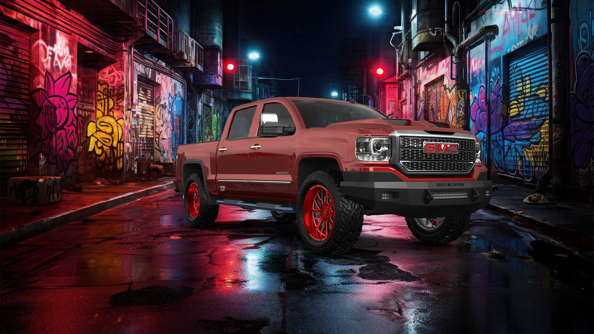 GMC Sierra 1500 Crew Cab 4 Door pickup truck 2016 tuning